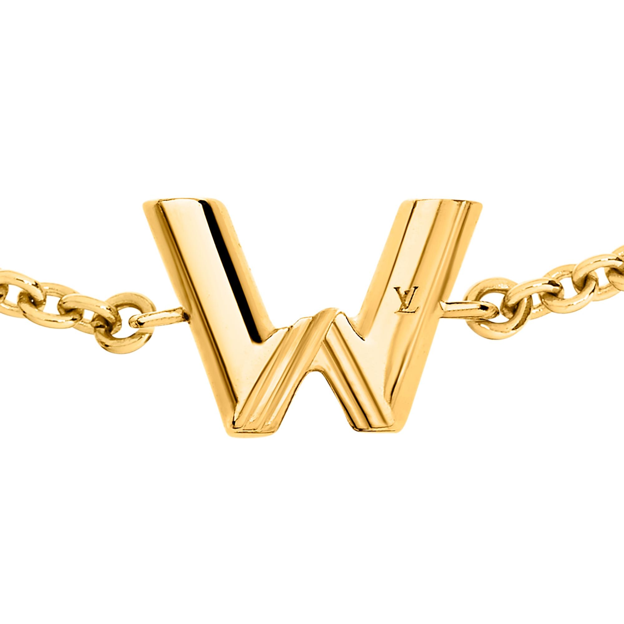 Bracciale LV & Me, lettera W S00 Donna Fashion Bijoux Tutta la collezione | LOUIS VUITTON (Zoom prodotto)