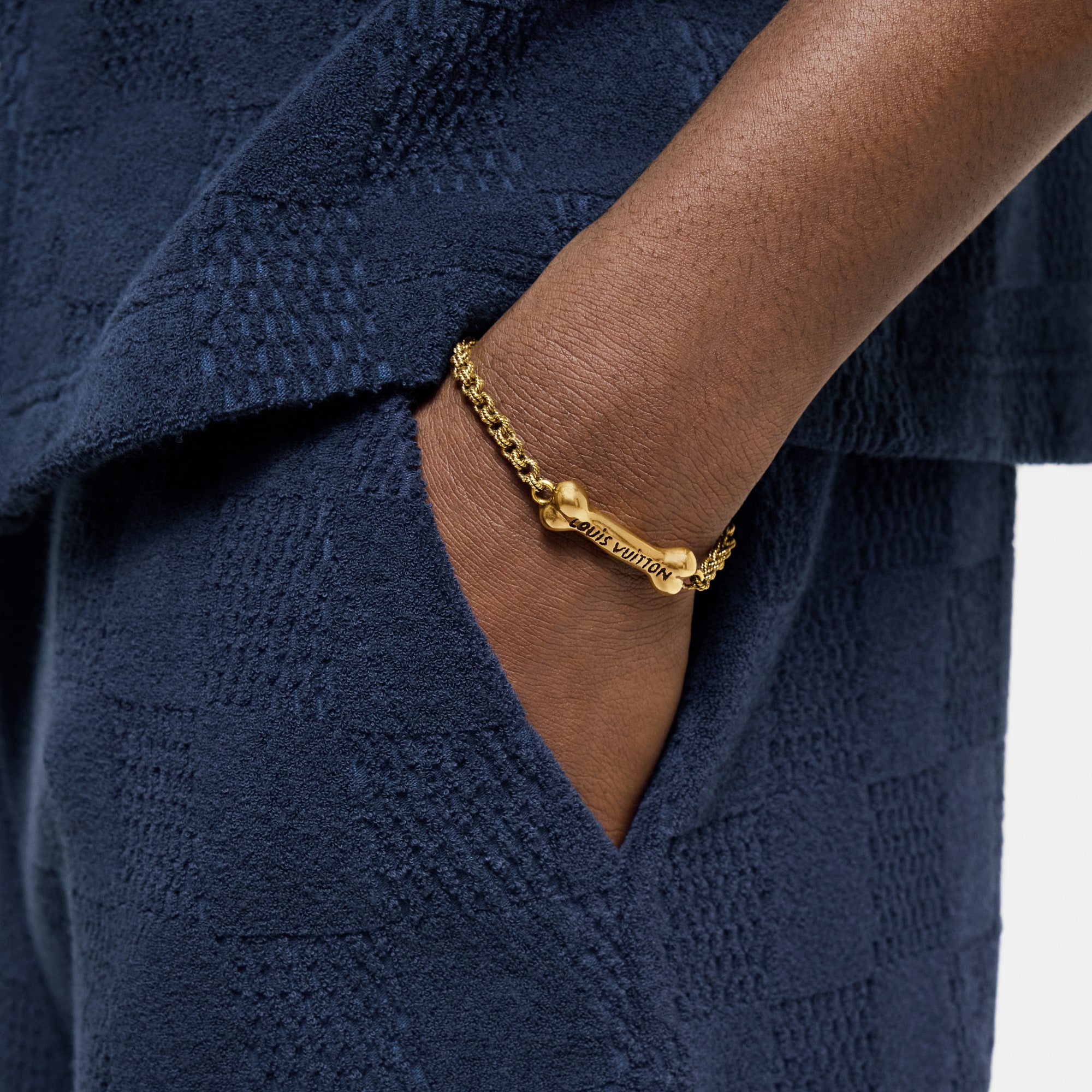 Bracciale LV Bone S00 Uomo Fashion Bijoux Bracciali | LOUIS VUITTON (Zoom prodotto)