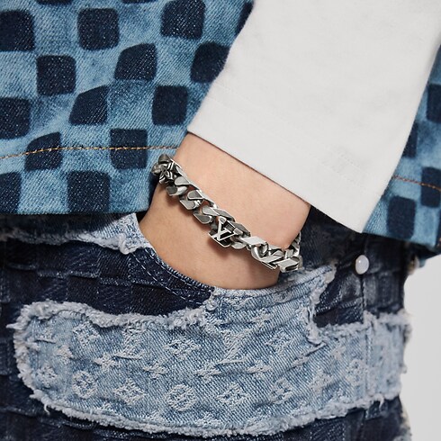 Bracciale LV City Links S00 Uomo Fashion Bijoux Bracciali | LOUIS VUITTON (Zoom prodotto)