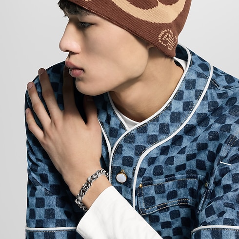 Bracciale LV City Links S00 Uomo Fashion Bijoux Bracciali | LOUIS VUITTON (Zoom prodotto)