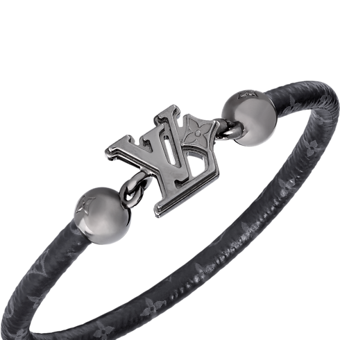 Bracciale LV Flower Tela Monogram Eclipse Uomo Fashion Bijoux Bracciali | LOUIS VUITTON (Zoom prodotto)