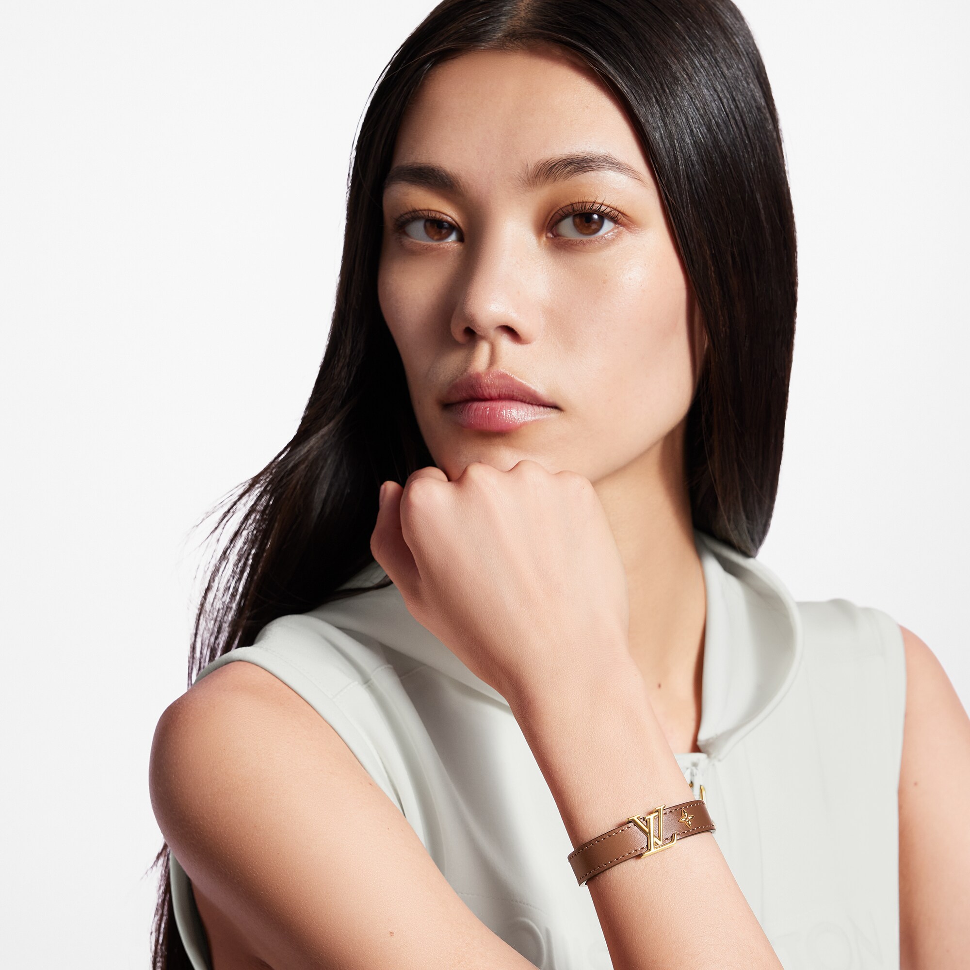 Bracciale LV Iconic Altra pelle Donna Accessori Novità | LOUIS VUITTON (Zoom prodotto)