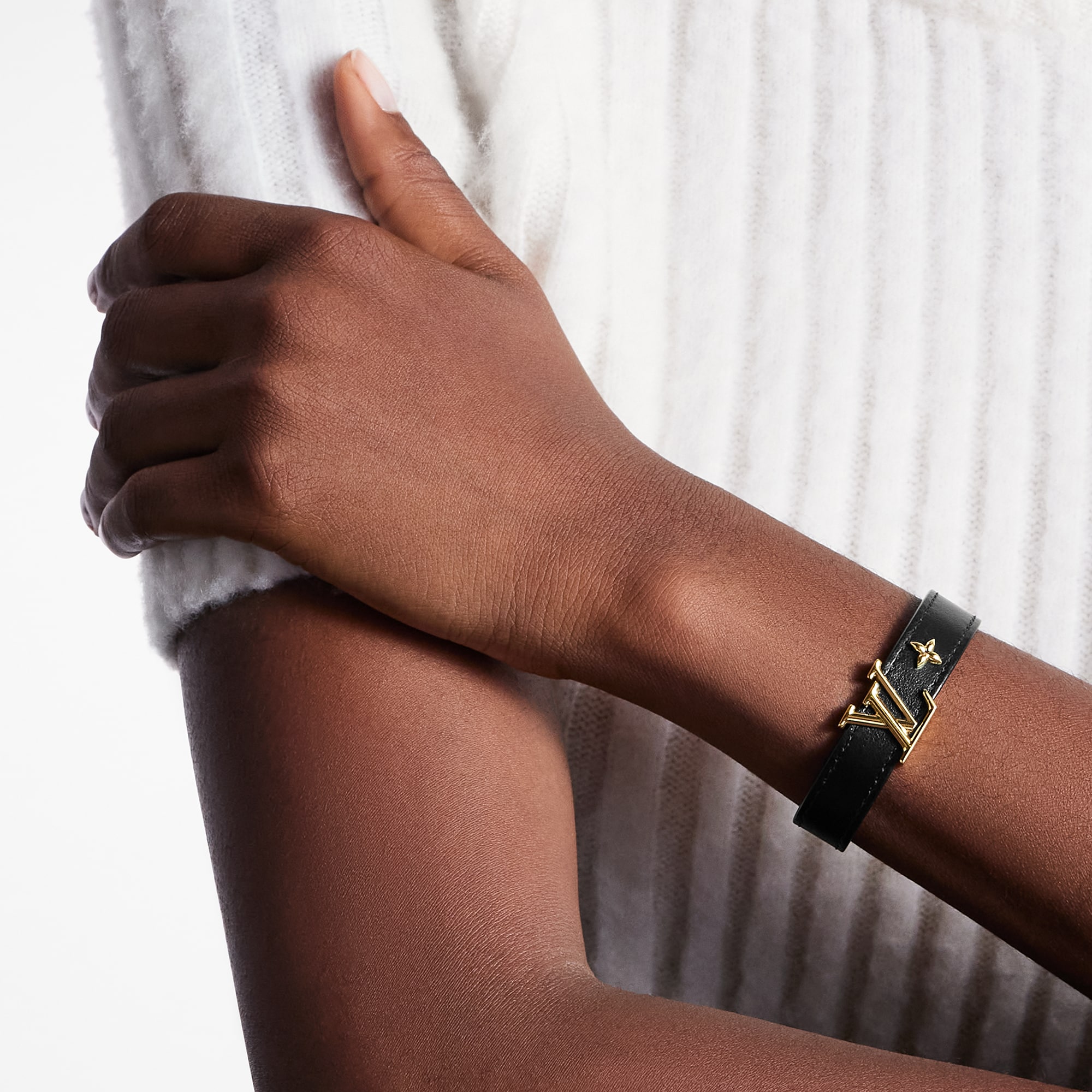 Bracciale LV Iconic Altra pelle Donna Accessori Novità | LOUIS VUITTON (Zoom prodotto)