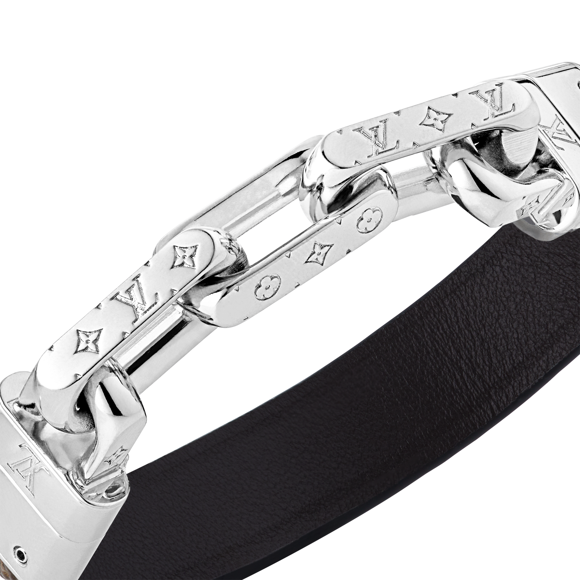 Bracciale LV Links Tela Monogram Uomo Fashion Bijoux Bracciali | LOUIS VUITTON (Zoom prodotto)