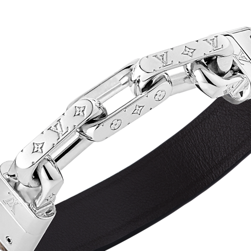Bracciale LV Links Tela Monogram Uomo Fashion Bijoux Bracciali | LOUIS VUITTON (Zoom prodotto)