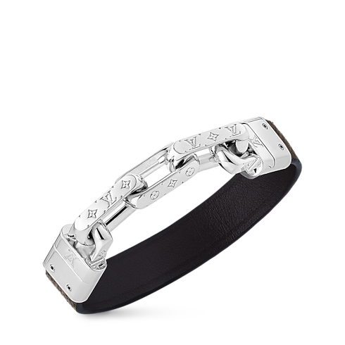 Bracciale LV Links Tela Monogram Uomo Fashion Bijoux Bracciali | LOUIS VUITTON (Zoom prodotto)