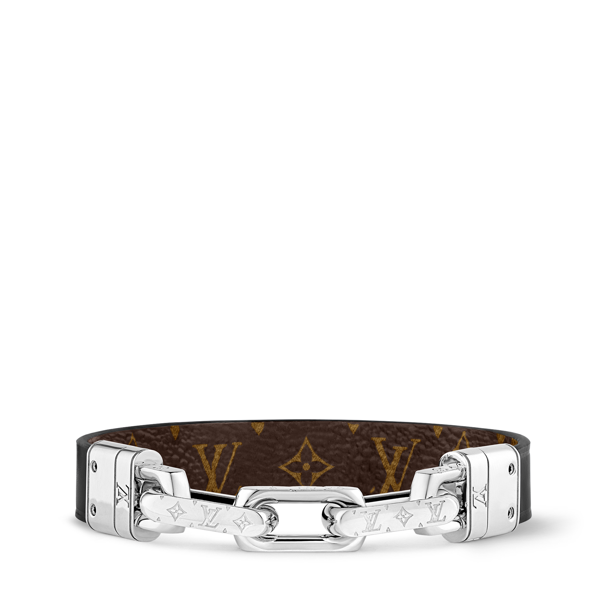 Bracciale LV Links Tela Monogram Uomo Fashion Bijoux Bracciali | LOUIS VUITTON (Zoom prodotto)