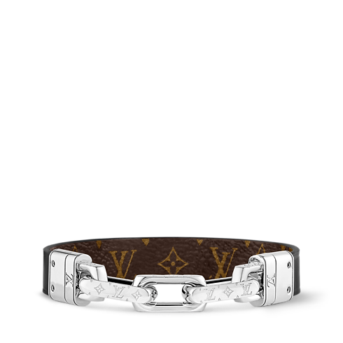 Bracciale LV Links Tela Monogram Uomo Fashion Bijoux Bracciali | LOUIS VUITTON (Zoom prodotto)
