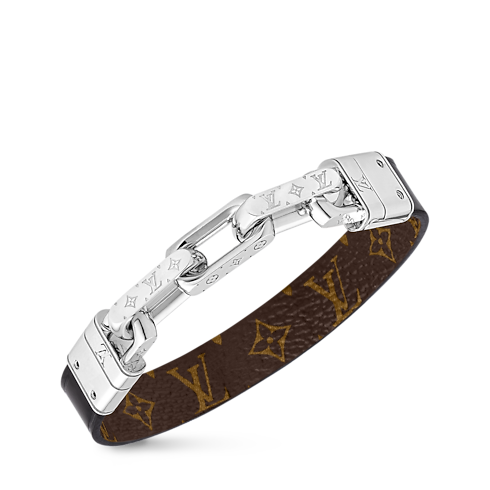 Bracciale LV Links Tela Monogram Uomo Fashion Bijoux Bracciali | LOUIS VUITTON (Zoom prodotto)