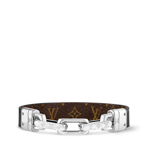 Bracciale LV Links Tela Monogram Uomo Fashion Bijoux Bracciali | LOUIS VUITTON (Zoom prodotto)