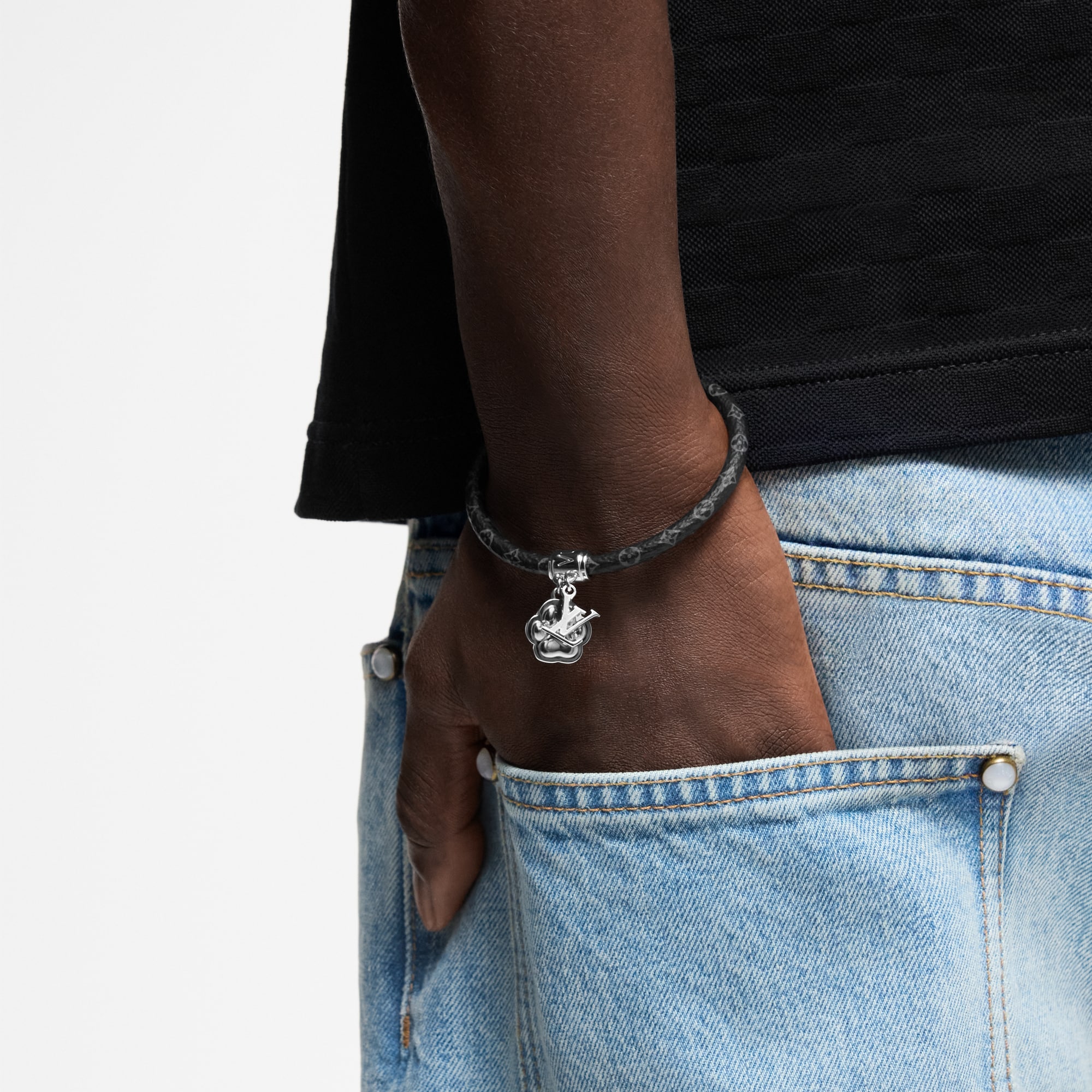 Bracciale LV Paw Tela Monogram Uomo Fashion Bijoux Bracciali | LOUIS VUITTON (Zoom prodotto)