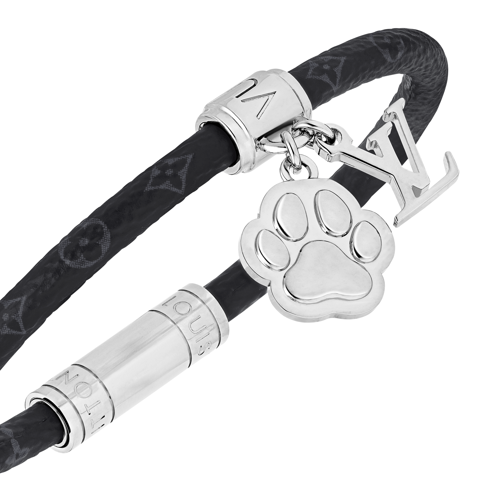 Bracciale LV Paw Tela Monogram Uomo Fashion Bijoux Bracciali | LOUIS VUITTON (Zoom prodotto)