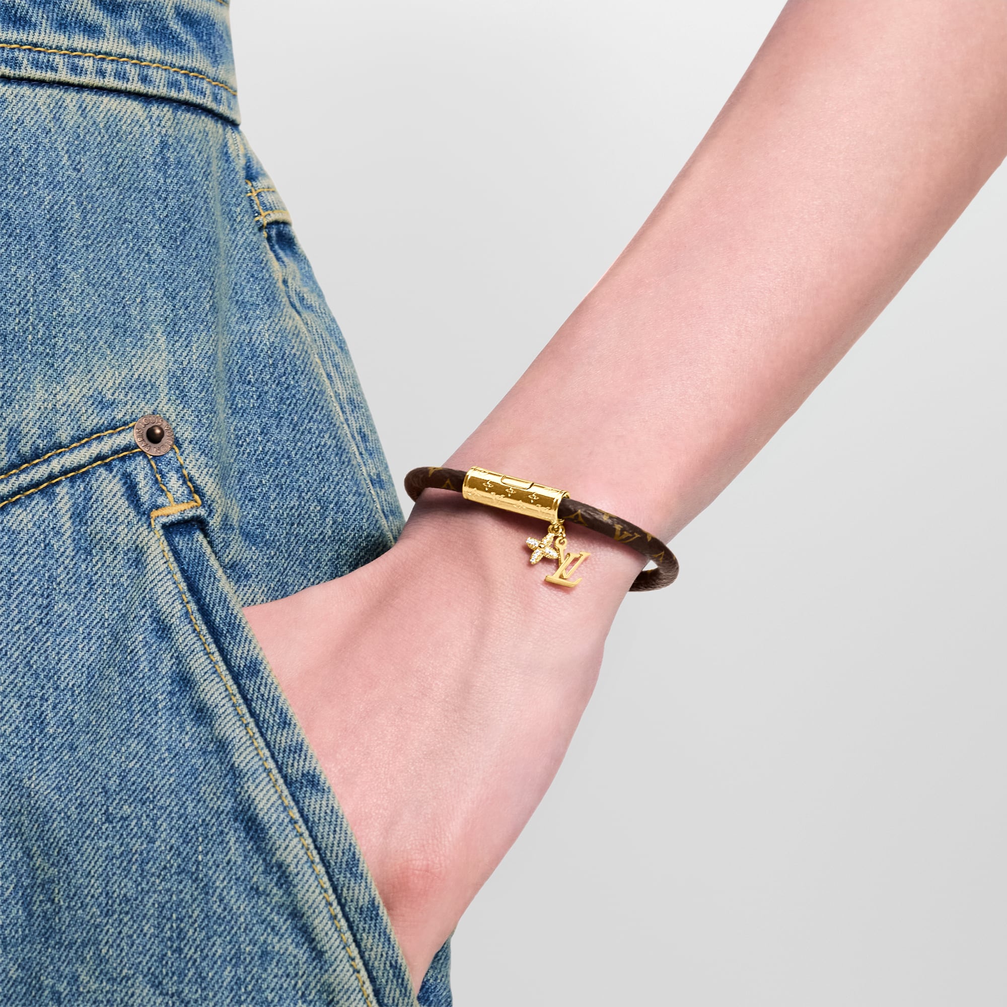 Bracciale LV Push Tela Monogram Donna Fashion Bijoux Tutta la collezione | LOUIS VUITTON (Zoom prodotto)