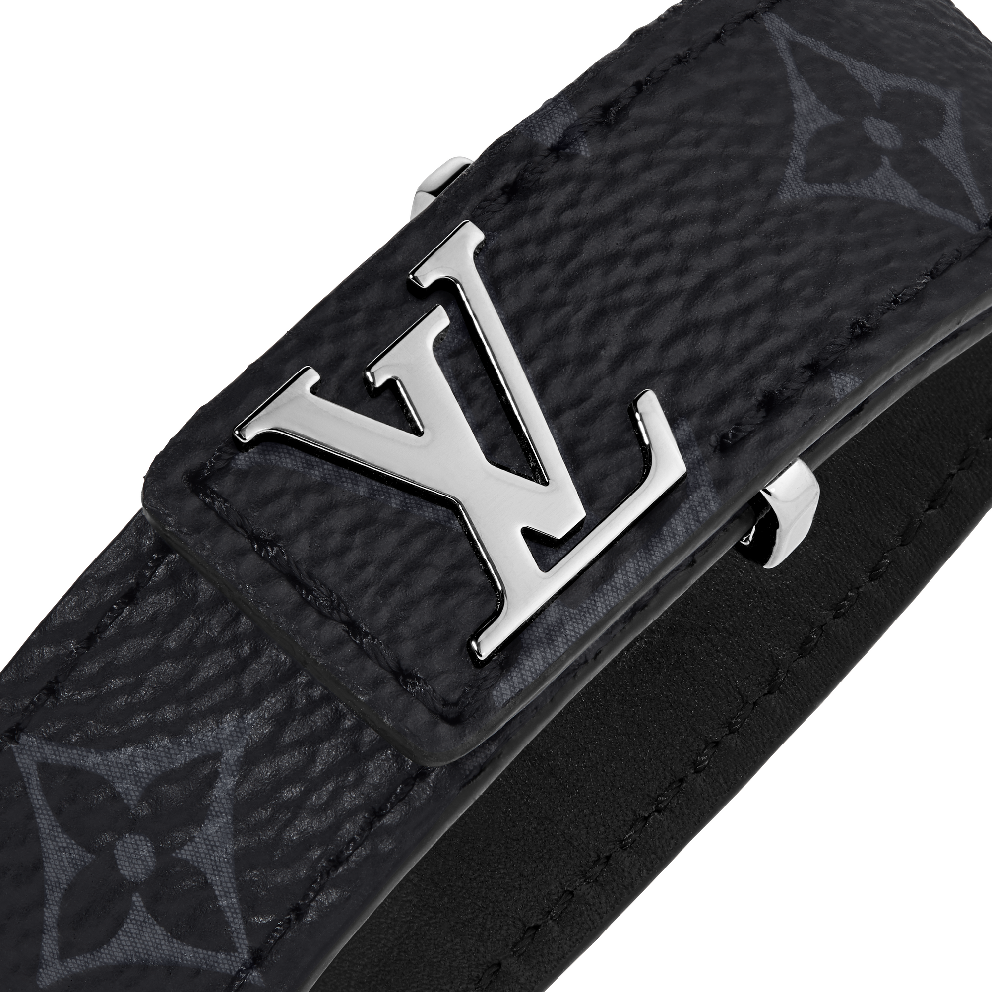 Bracciale LV Slim Tela Monogram Eclipse Uomo Fashion Bijoux Tutta la Gioielleria | LOUIS VUITTON (Zoom prodotto)