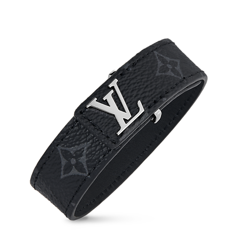 Bracciale LV Slim Tela Monogram Eclipse Uomo Fashion Bijoux Tutta la Gioielleria | LOUIS VUITTON (Zoom prodotto)