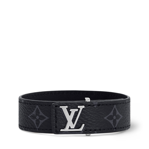 Bracciale LV Slim Tela Monogram Eclipse Uomo Fashion Bijoux Tutta la Gioielleria | LOUIS VUITTON (Zoom prodotto)