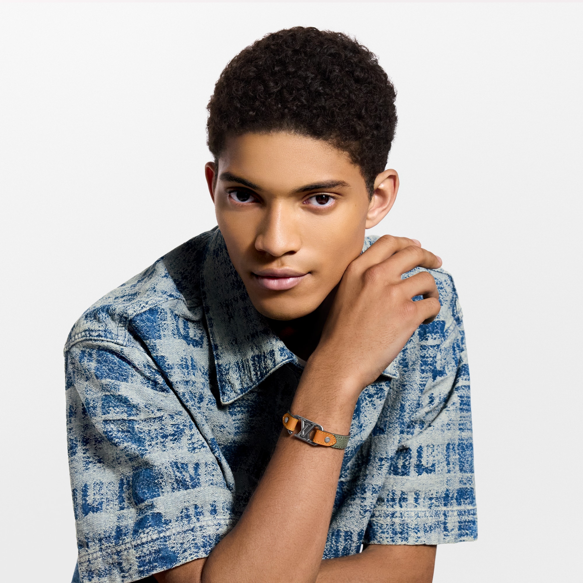 Bracciale LV Slim Dimension Monogram Surplus  Uomo Fashion Bijoux Bracciali | LOUIS VUITTON (Zoom prodotto)