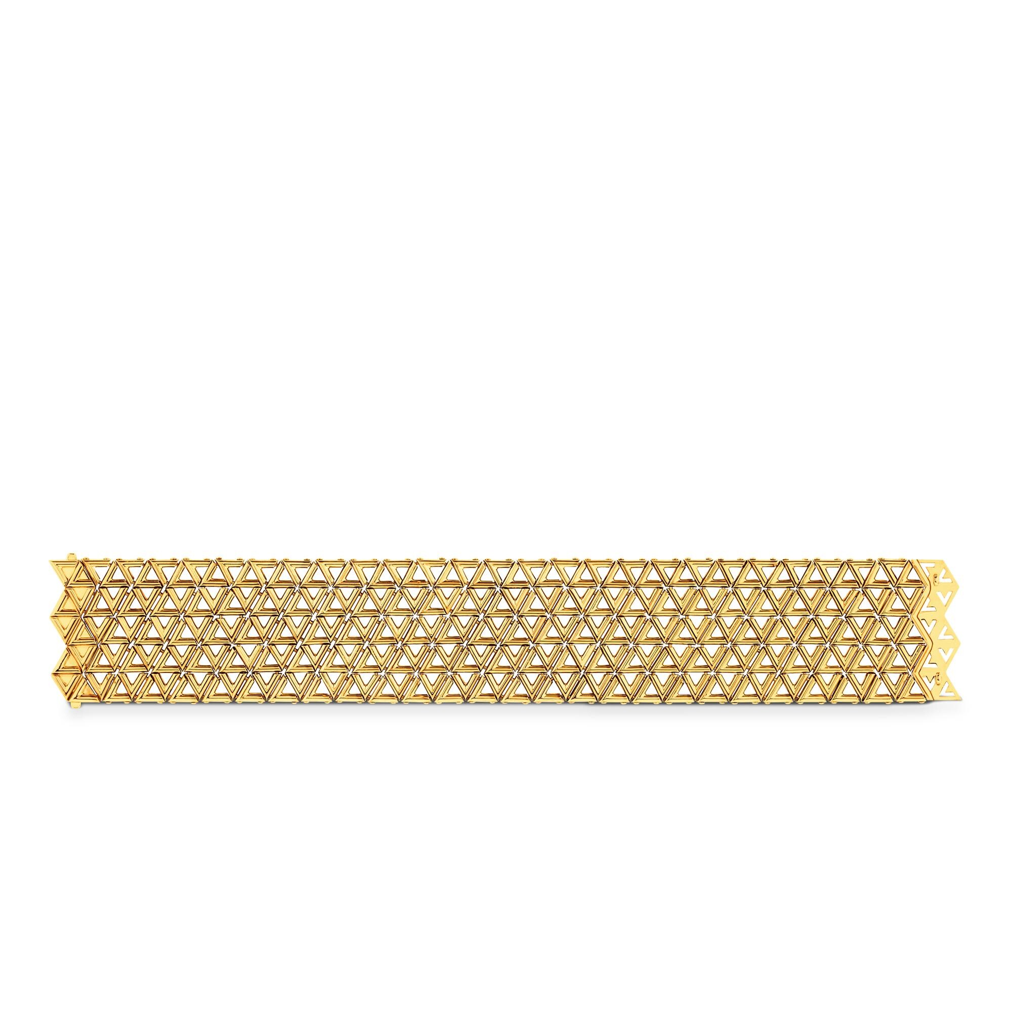Bracciale LV Volt Mesh, oro giallo  Gioielli Categorie Tutta la Gioielleria | LOUIS VUITTON (Zoom prodotto)