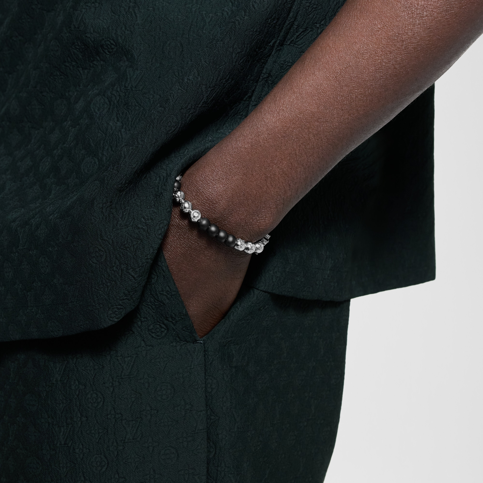 Bracciale Monogram Beads S00 Uomo Fashion Bijoux Tutta la Gioielleria | LOUIS VUITTON (Zoom prodotto)