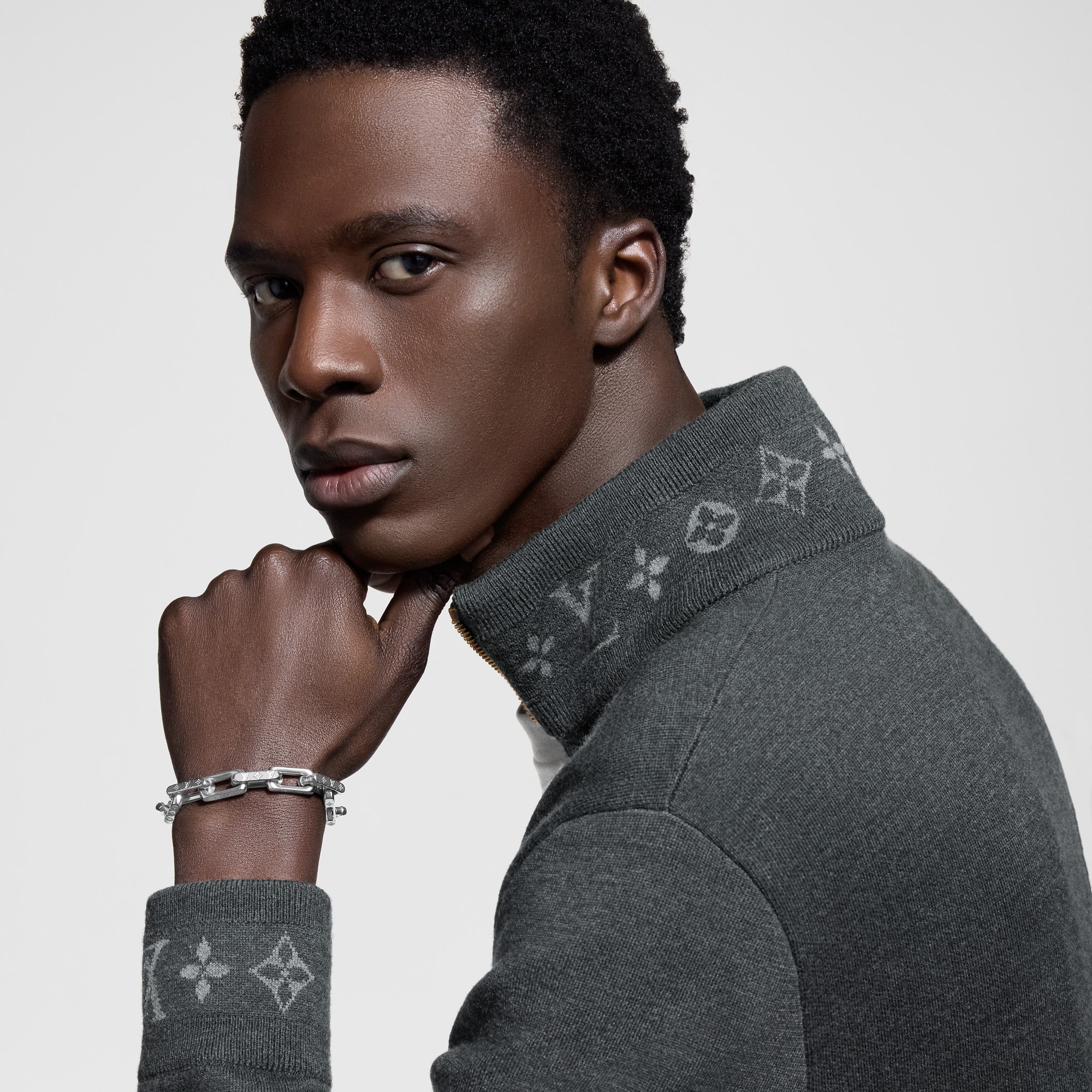 Bracciale Monogram Chain S00 Uomo Fashion Bijoux Tutta la Gioielleria | LOUIS VUITTON (Zoom prodotto)