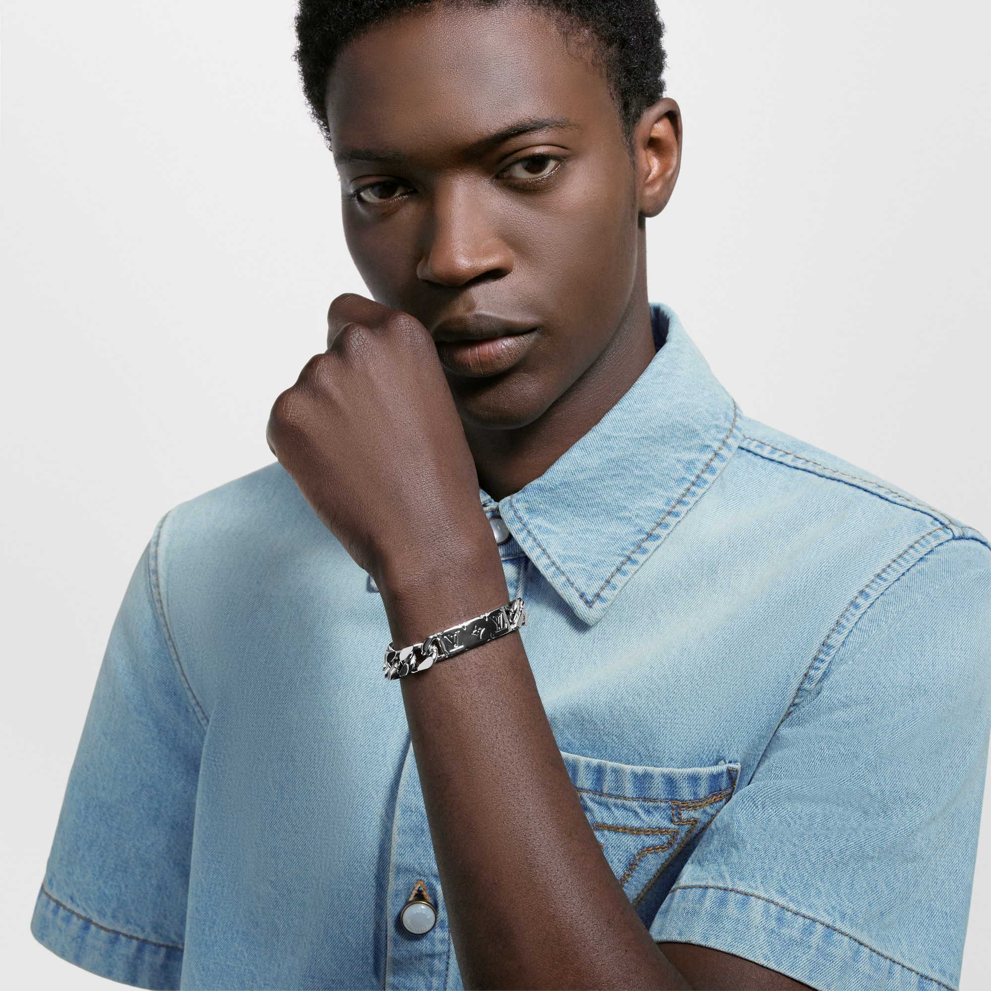 Bracciale Monogram Chain S00 Uomo Fashion Bijoux Tutta la Gioielleria | LOUIS VUITTON (Zoom prodotto)
