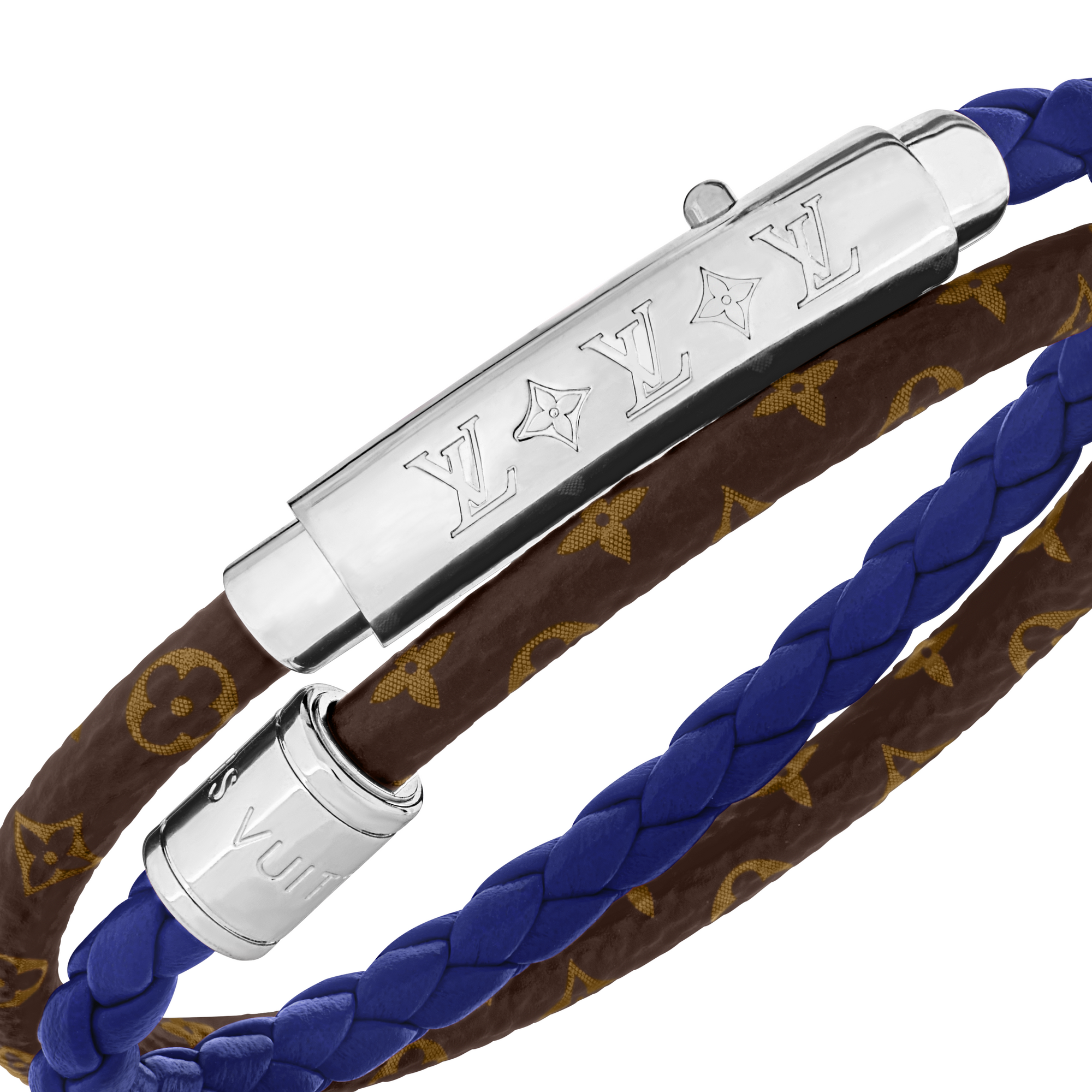 Bracciale Monogram Double Spin Tela Monogram Uomo Fashion Bijoux Bracciali | LOUIS VUITTON (Zoom prodotto)