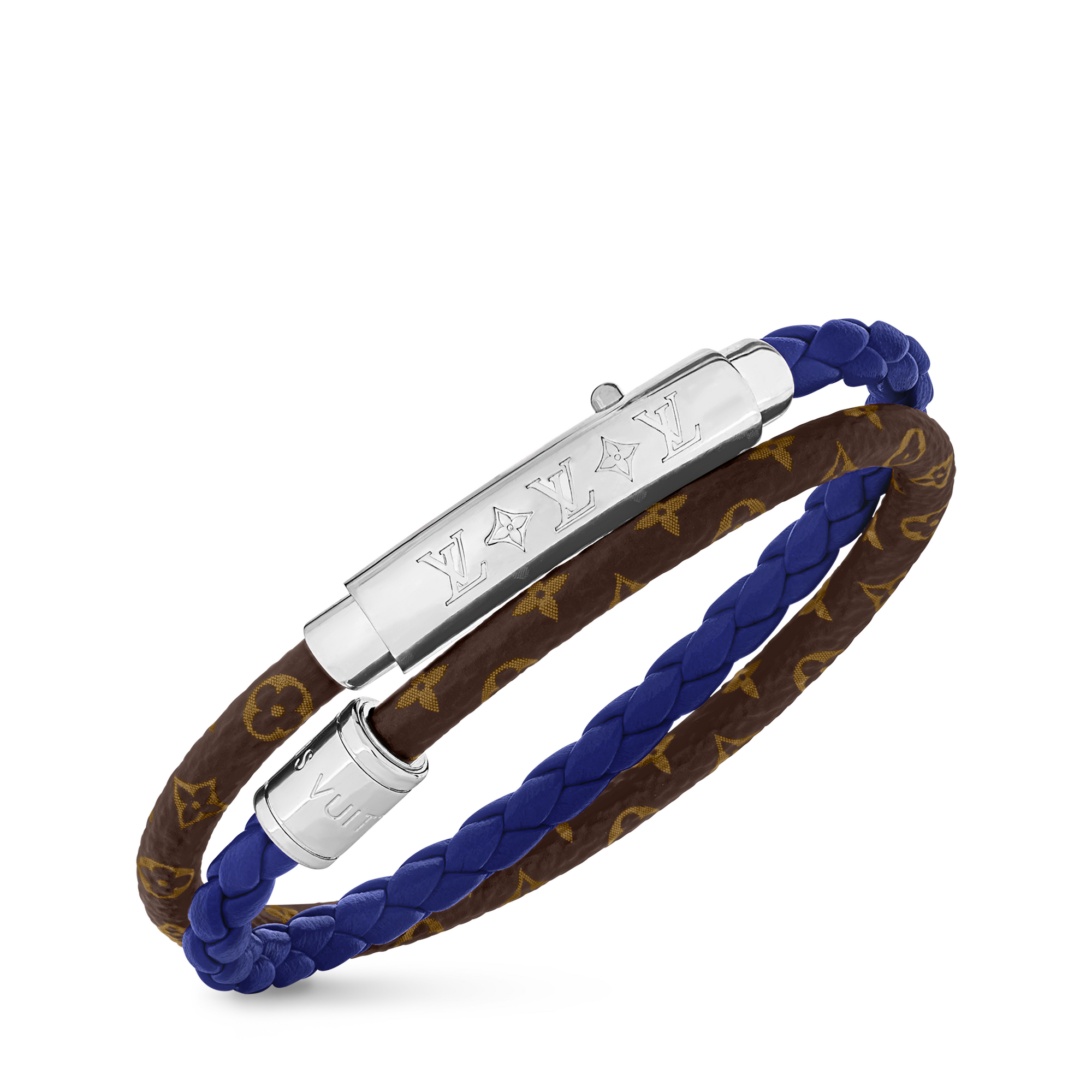 Bracciale Monogram Double Spin Tela Monogram Uomo Fashion Bijoux Bracciali | LOUIS VUITTON (Zoom prodotto)