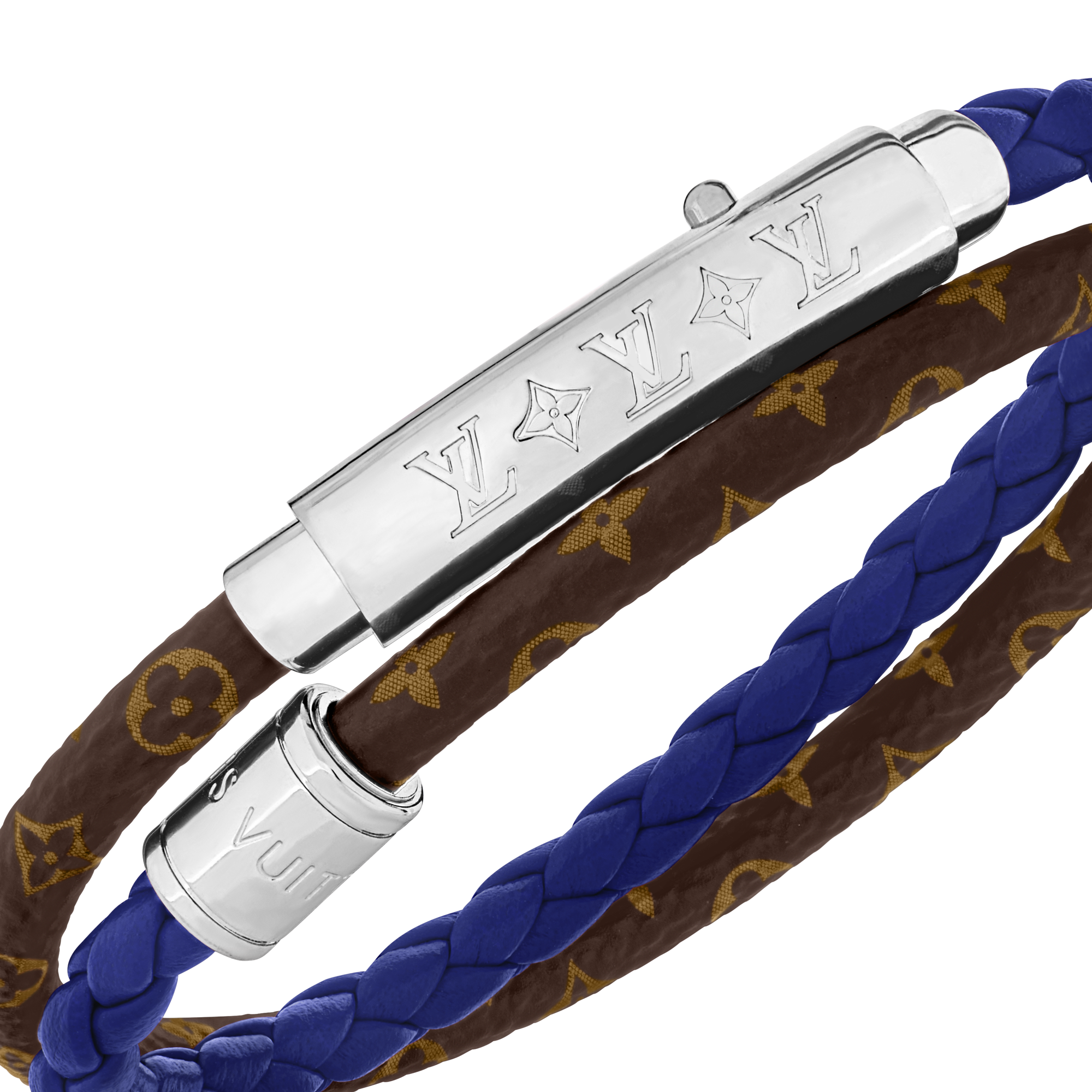 Bracciale Monogram Double Spin Tela Monogram Uomo Fashion Bijoux Bracciali | LOUIS VUITTON (Zoom prodotto)