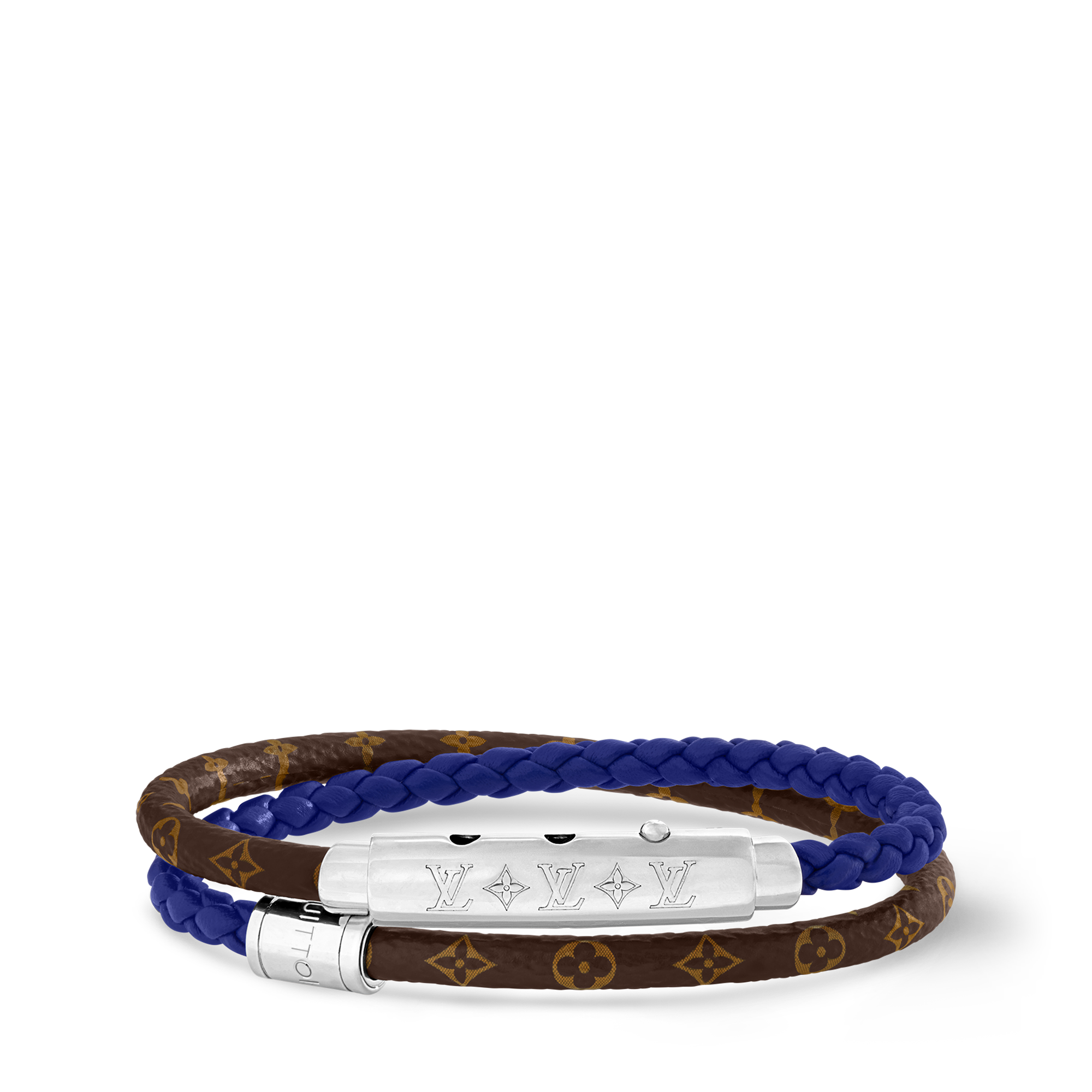 Bracciale Monogram Double Spin Tela Monogram Uomo Fashion Bijoux Bracciali | LOUIS VUITTON (Zoom prodotto)