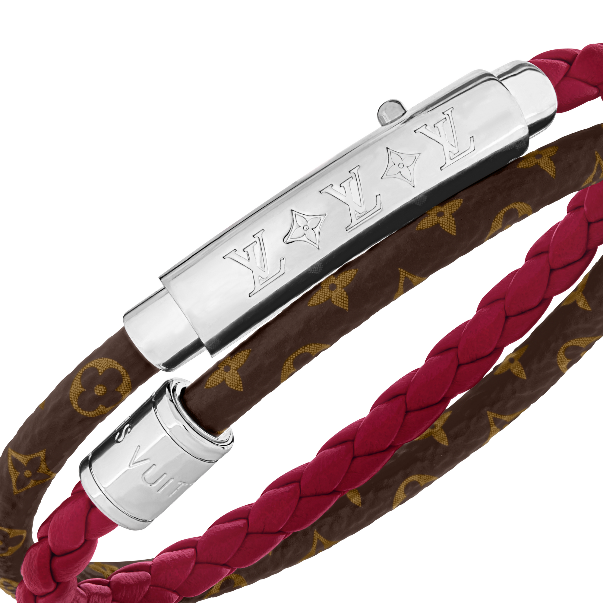 Bracciale Monogram Double Spin Tela Monogram Uomo Fashion Bijoux Bracciali | LOUIS VUITTON (Zoom prodotto)