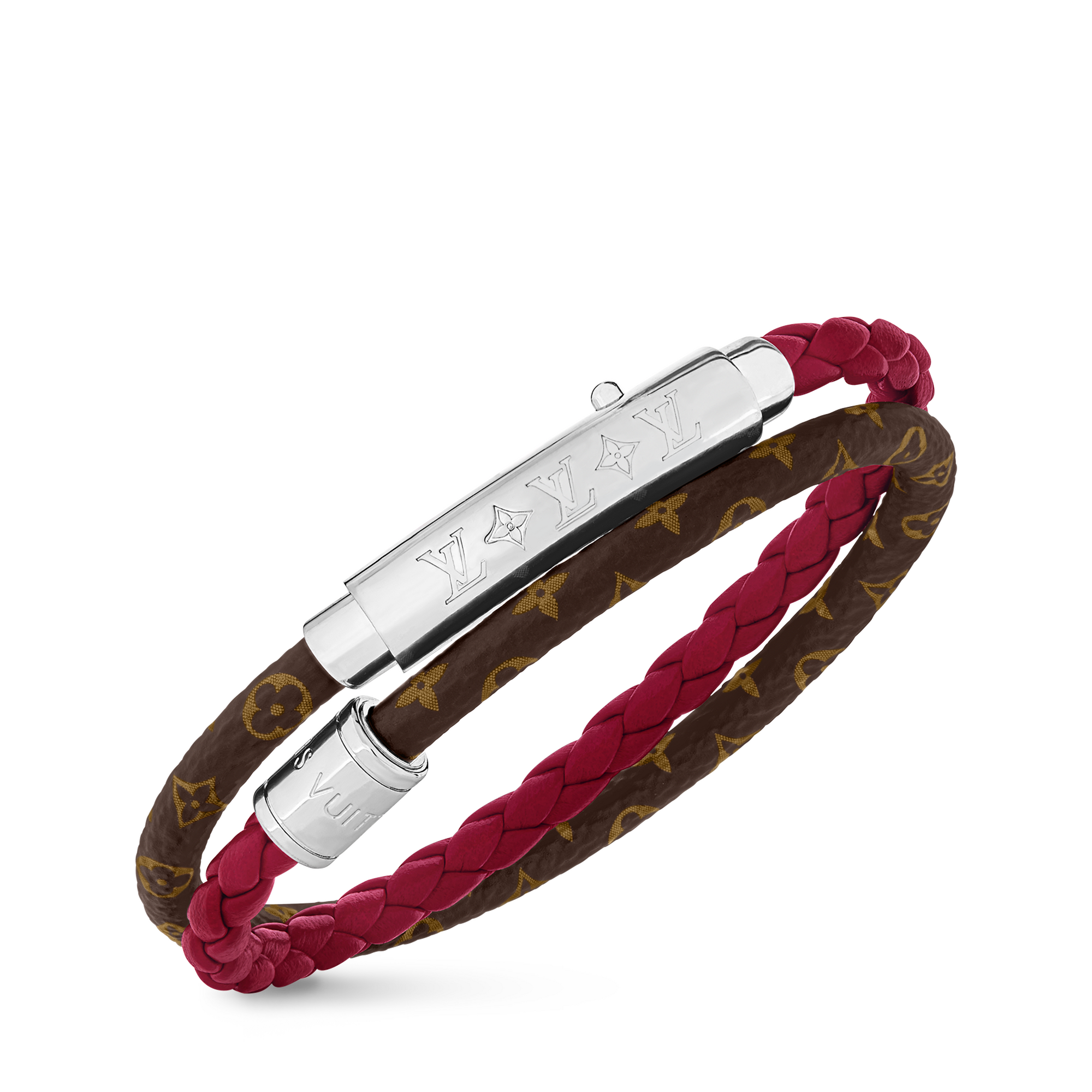 Bracciale Monogram Double Spin Tela Monogram Uomo Fashion Bijoux Bracciali | LOUIS VUITTON (Zoom prodotto)