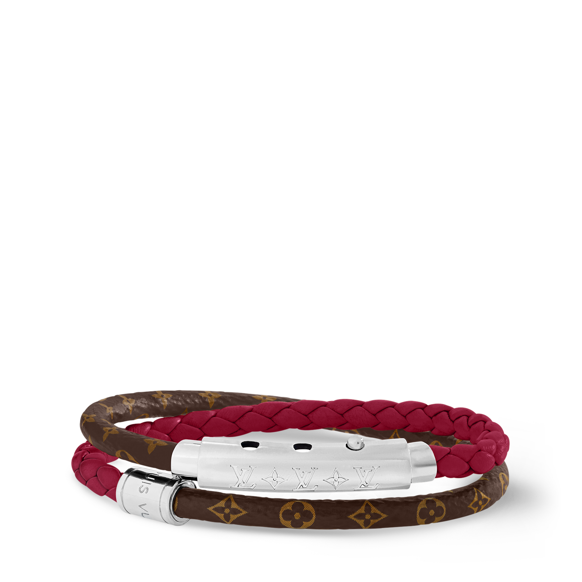Bracciale Monogram Double Spin Tela Monogram Uomo Fashion Bijoux Bracciali | LOUIS VUITTON (Zoom prodotto)