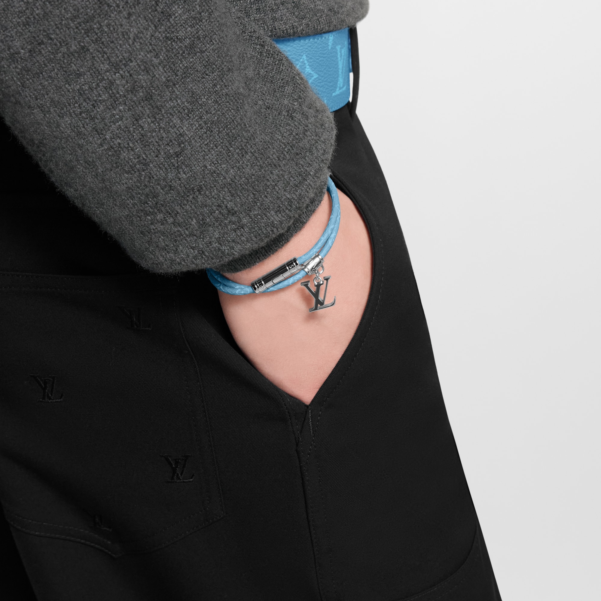 Bracciale Monogram Double Tour Taigarama Uomo Fashion Bijoux Bracciali | LOUIS VUITTON (Zoom prodotto)