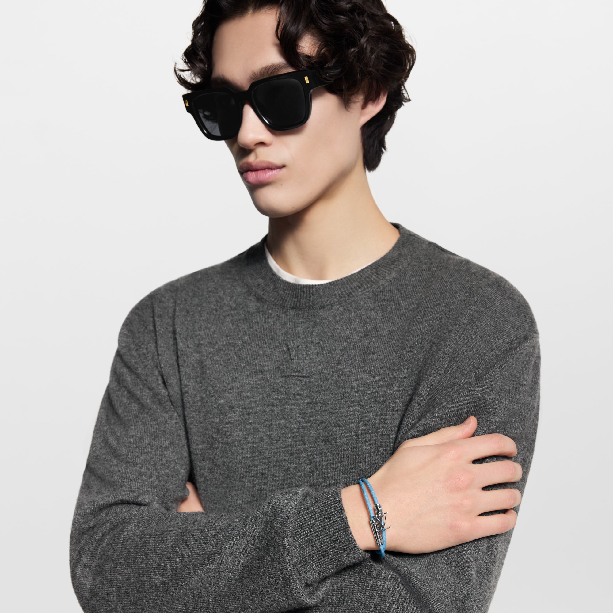 Bracciale Monogram Double Tour Taigarama Uomo Fashion Bijoux Bracciali | LOUIS VUITTON (Zoom prodotto)