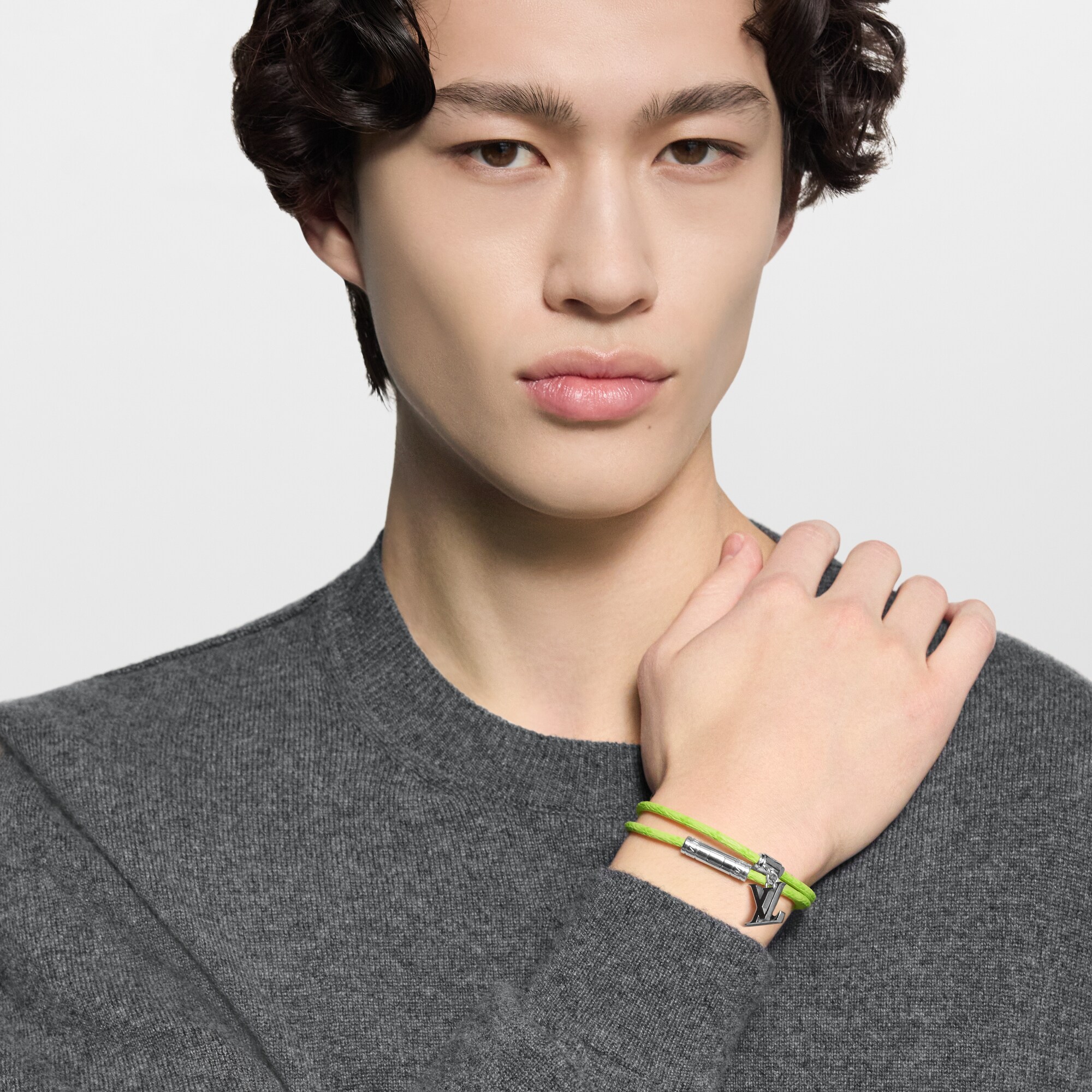 Bracciale Monogram Double Tour Taigarama Uomo Fashion Bijoux Bracciali | LOUIS VUITTON (Zoom prodotto)