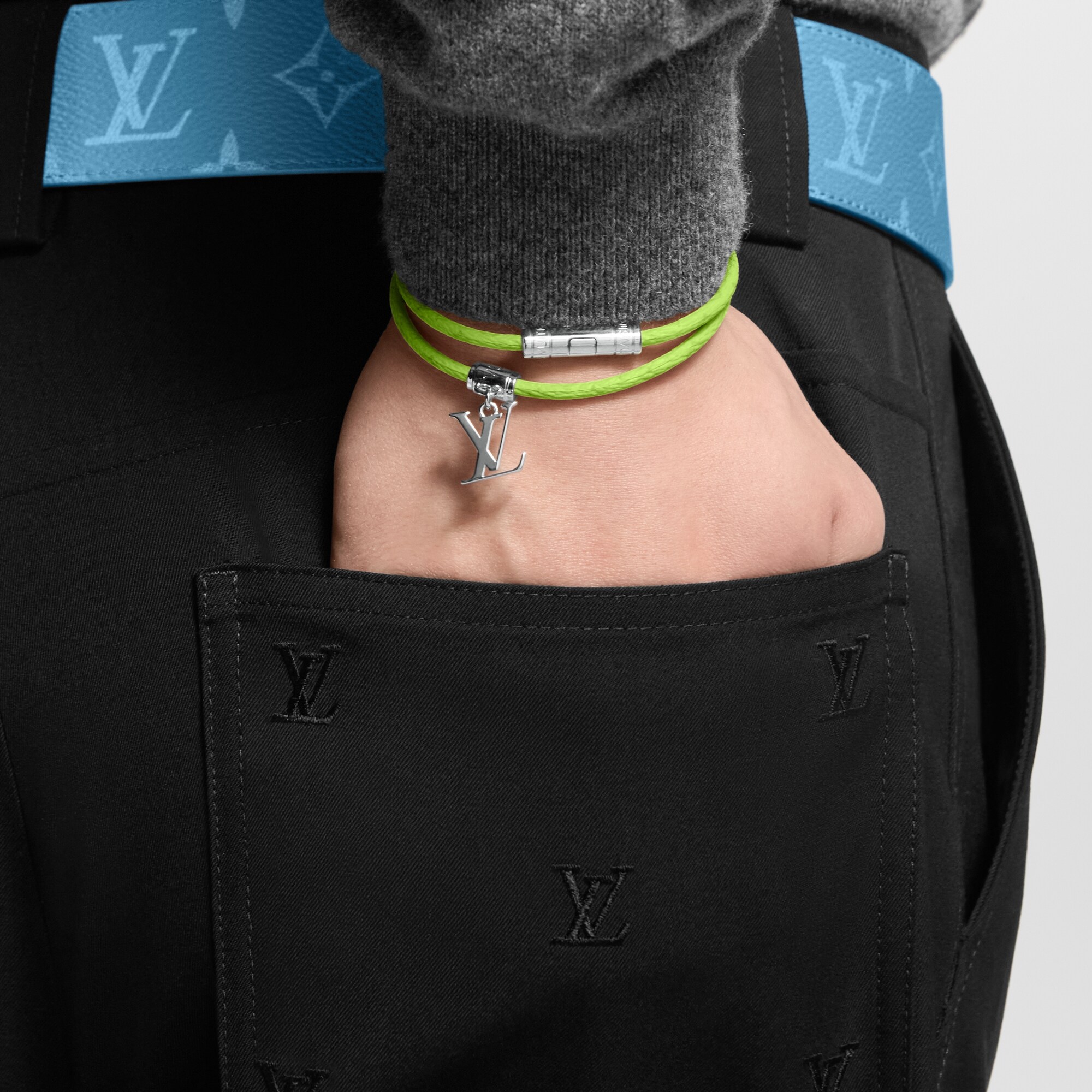 Bracciale Monogram Double Tour Taigarama Uomo Fashion Bijoux Bracciali | LOUIS VUITTON (Zoom prodotto)