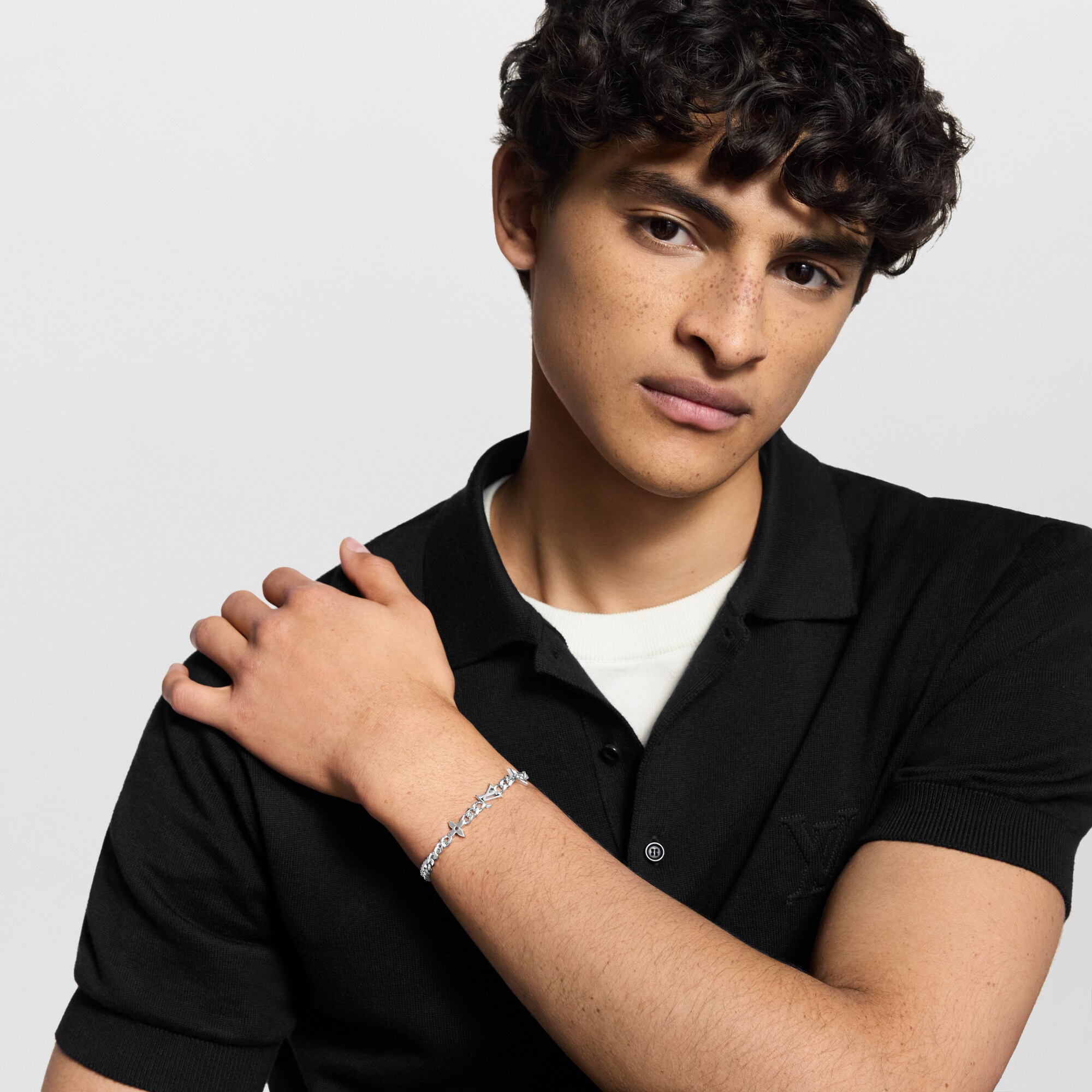 Bracciale Monogram Row S00 Uomo Fashion Bijoux Bracciali | LOUIS VUITTON (Zoom prodotto)