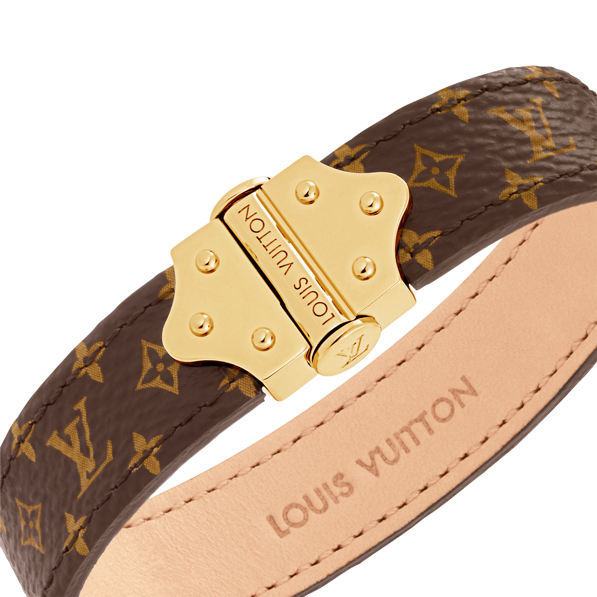 Bracciale Nano Monogram Tela Monogram Donna Accessori Novità | LOUIS VUITTON (Zoom prodotto)