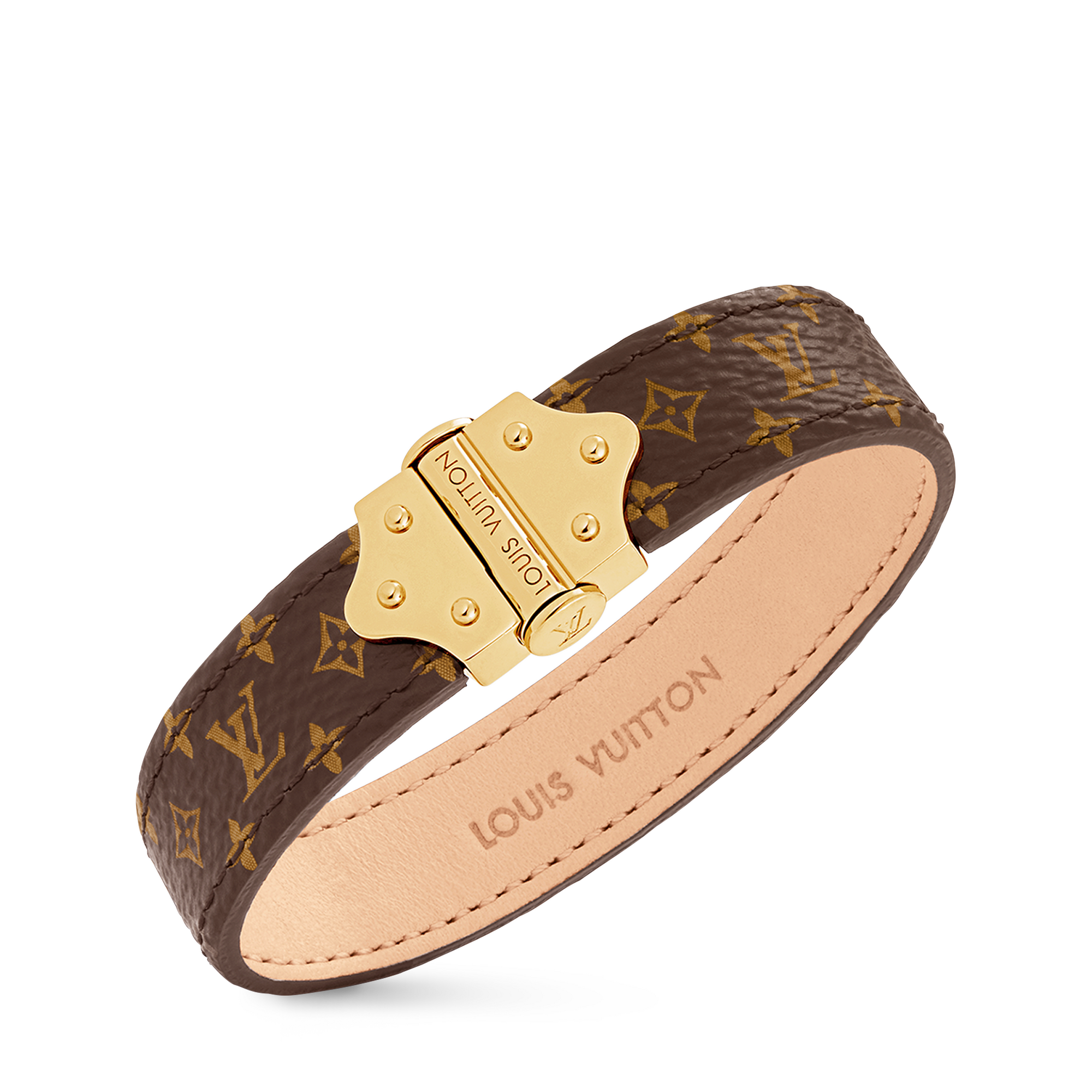 Bracciale Nano Monogram Tela Monogram Donna Accessori Novità | LOUIS VUITTON (Zoom prodotto)