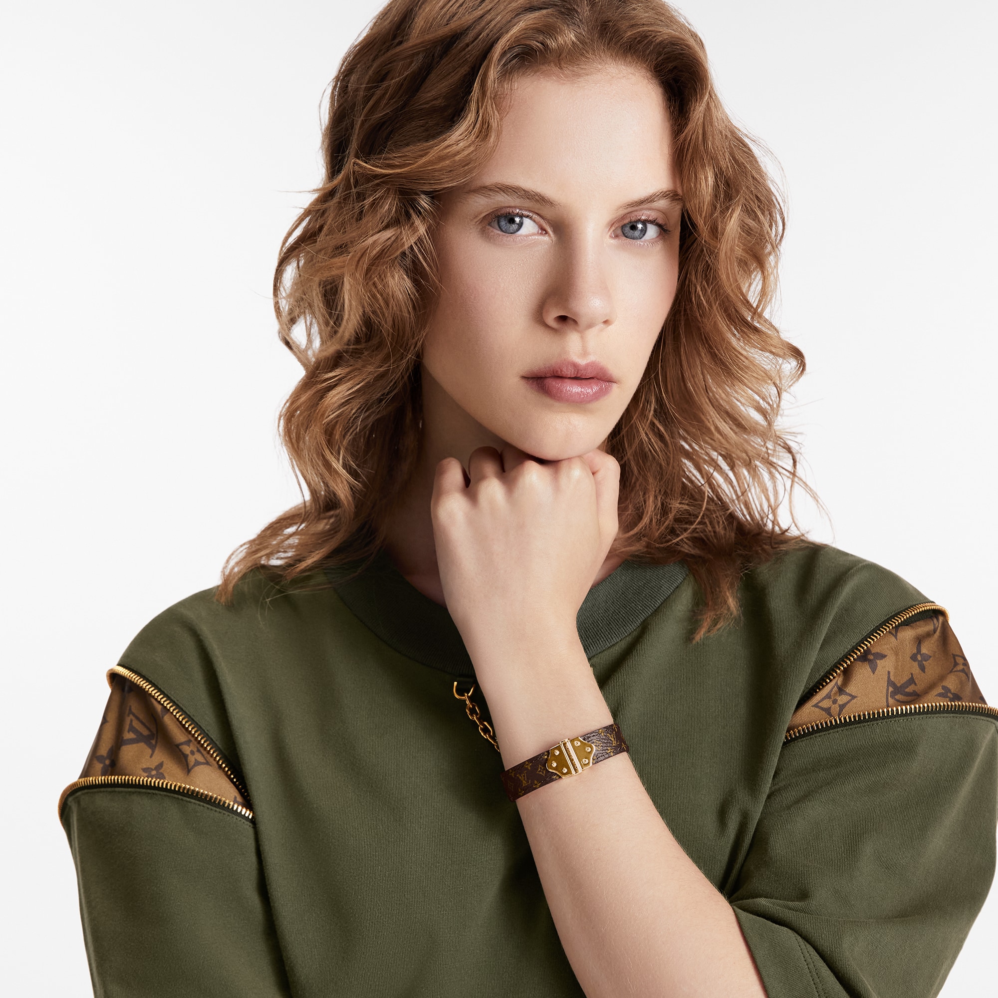 Bracciale Nano Monogram Tela Monogram Donna Accessori Novità | LOUIS VUITTON (Zoom prodotto)