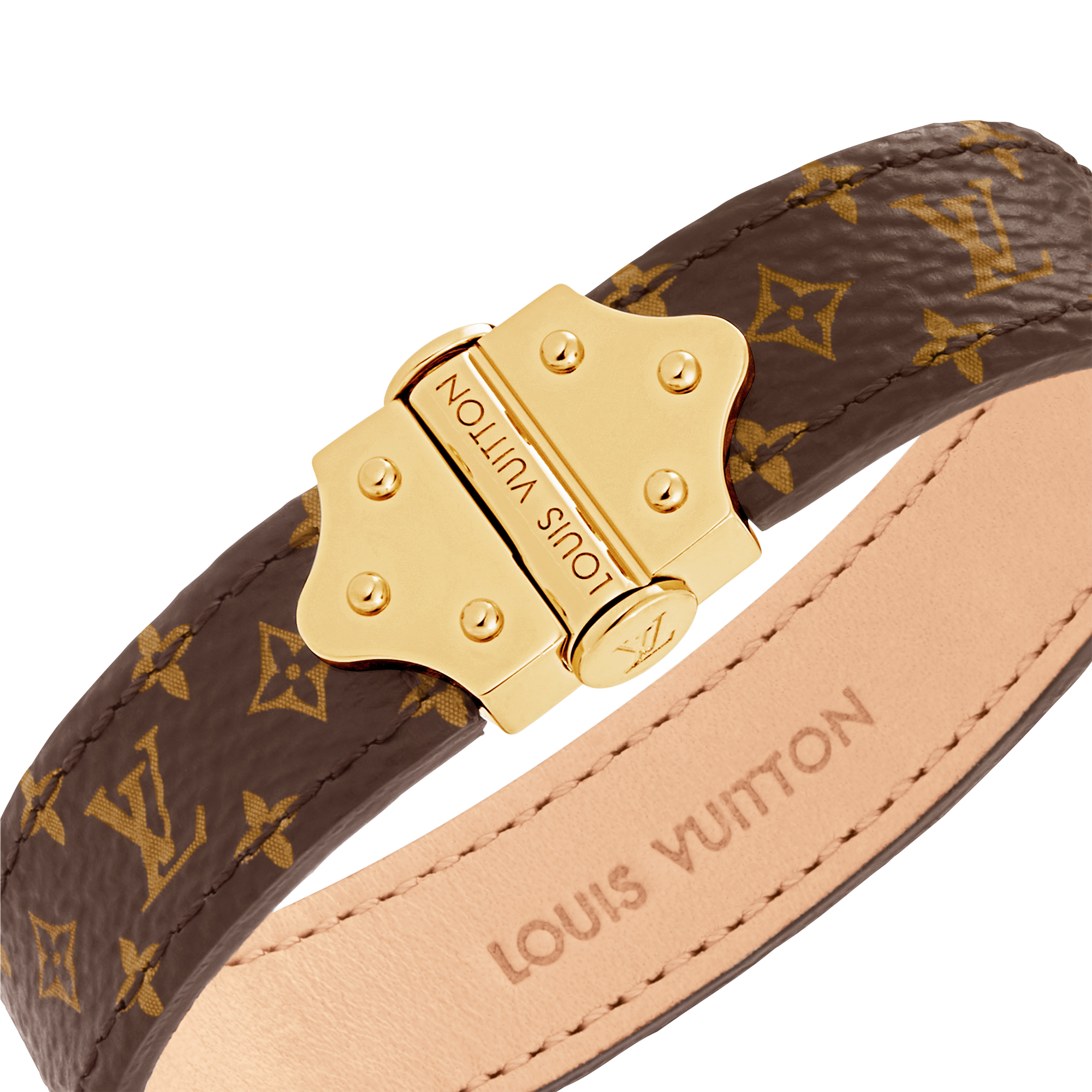 Bracciale Nano Monogram Tela Monogram Donna Accessori Novità | LOUIS VUITTON (Zoom prodotto)