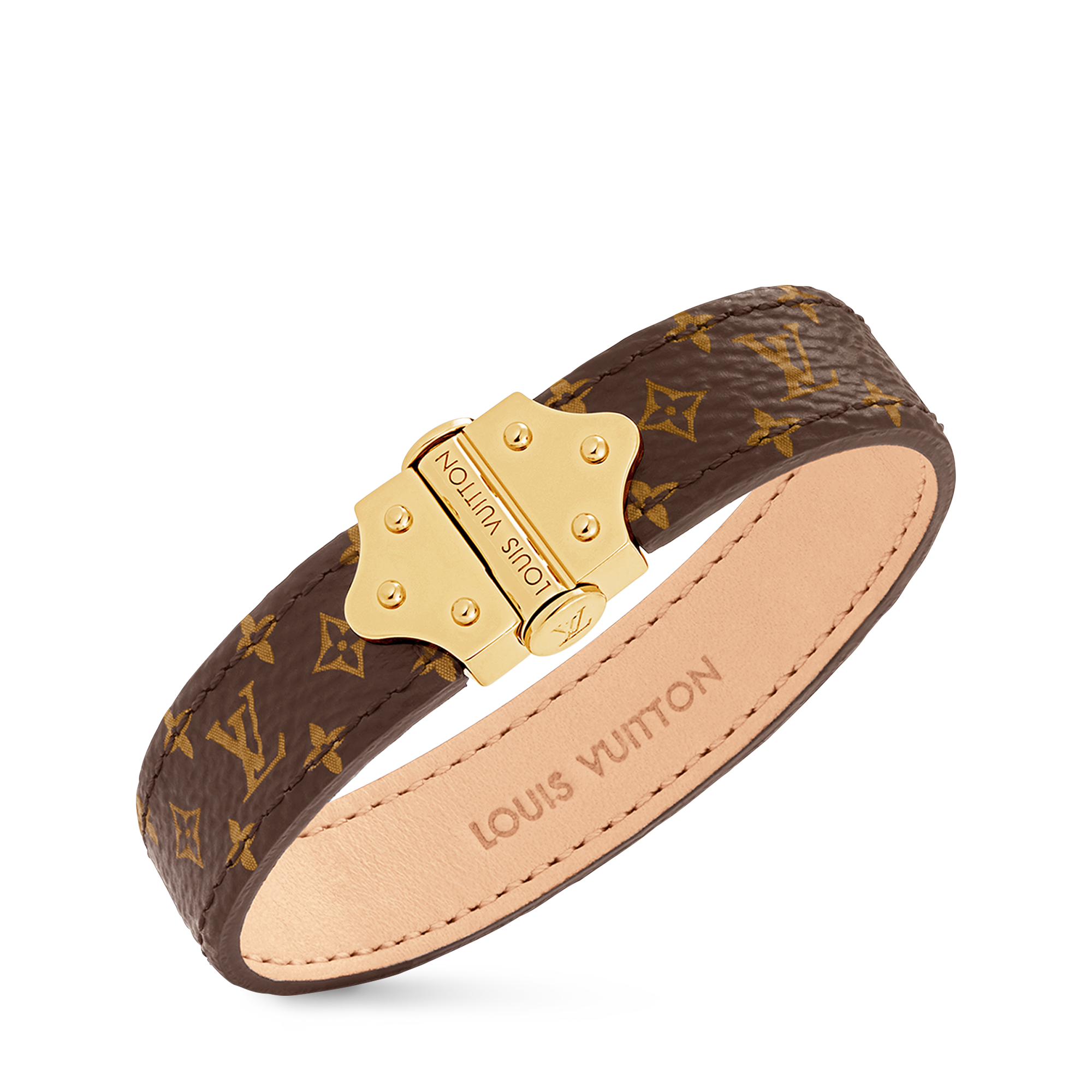 Bracciale Nano Monogram Tela Monogram Donna Accessori Novità | LOUIS VUITTON (Zoom prodotto)
