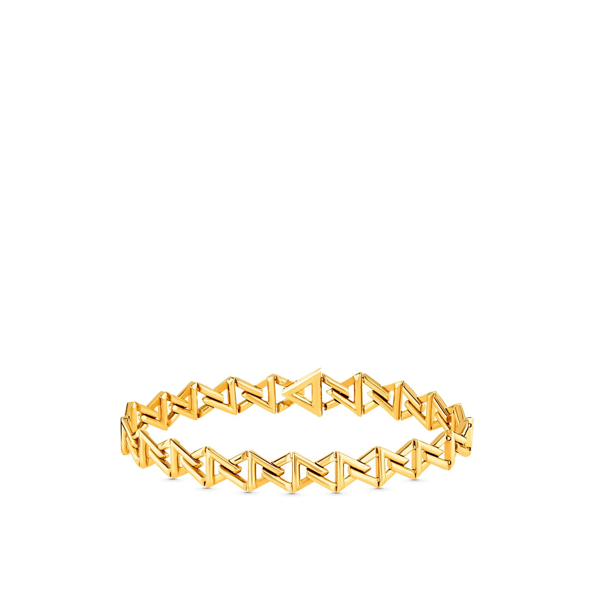 Bracciale piccolo a catenella con sistema di intrecci LV Volt Curb, oro  giallo - Gioielli | LOUIS VUITTON