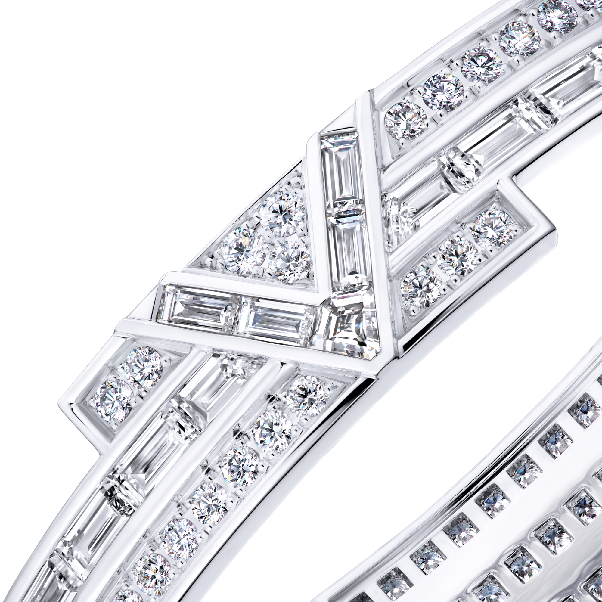 Bracciale Pure V, oro bianco e diamanti  Les Extraordinaires Gioielli Bracciali | LOUIS VUITTON (Zoom prodotto)