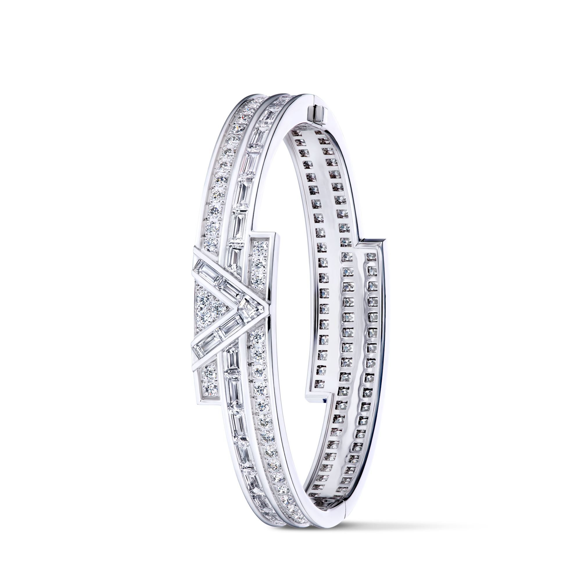 Bracciale Pure V, oro bianco e diamanti  Les Extraordinaires Gioielli Bracciali | LOUIS VUITTON (Zoom prodotto)