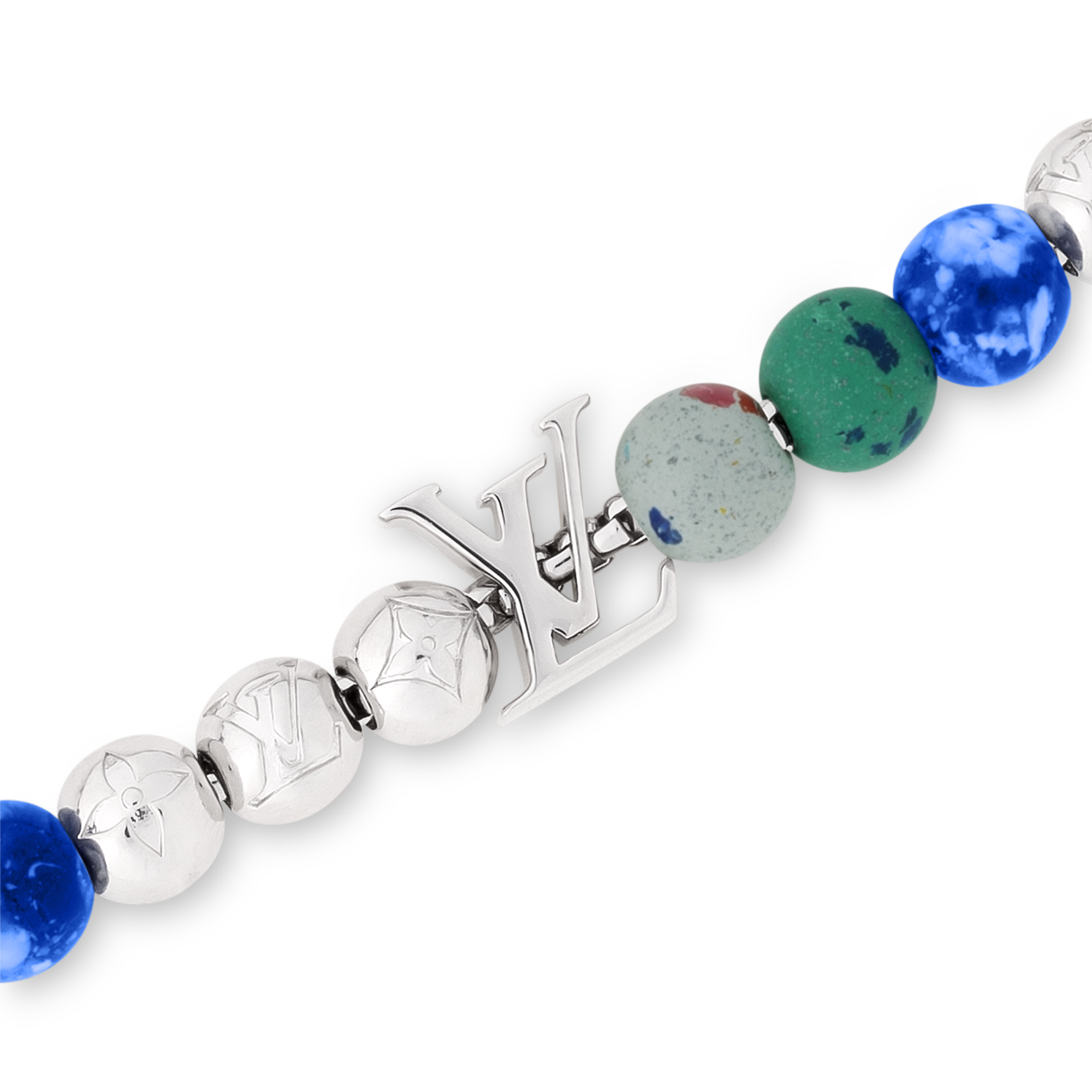 Bracciale Recycled Monogram Beads S00 Uomo Fashion Bijoux Bracciali | LOUIS VUITTON (Zoom prodotto)