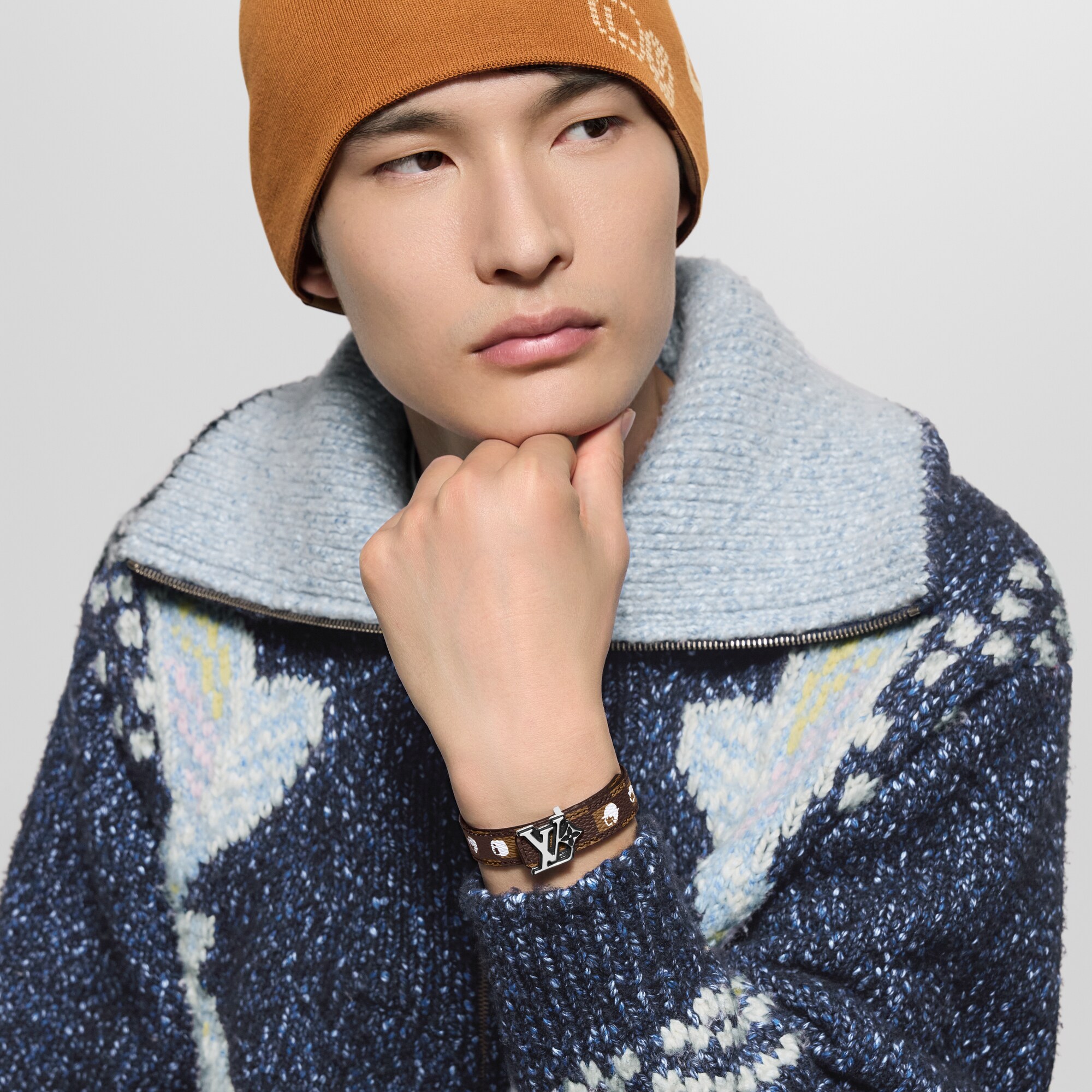 Bracciale reversibile LV Flower Damier Phriendship  Uomo Fashion Bijoux Bracciali | LOUIS VUITTON (Zoom prodotto)