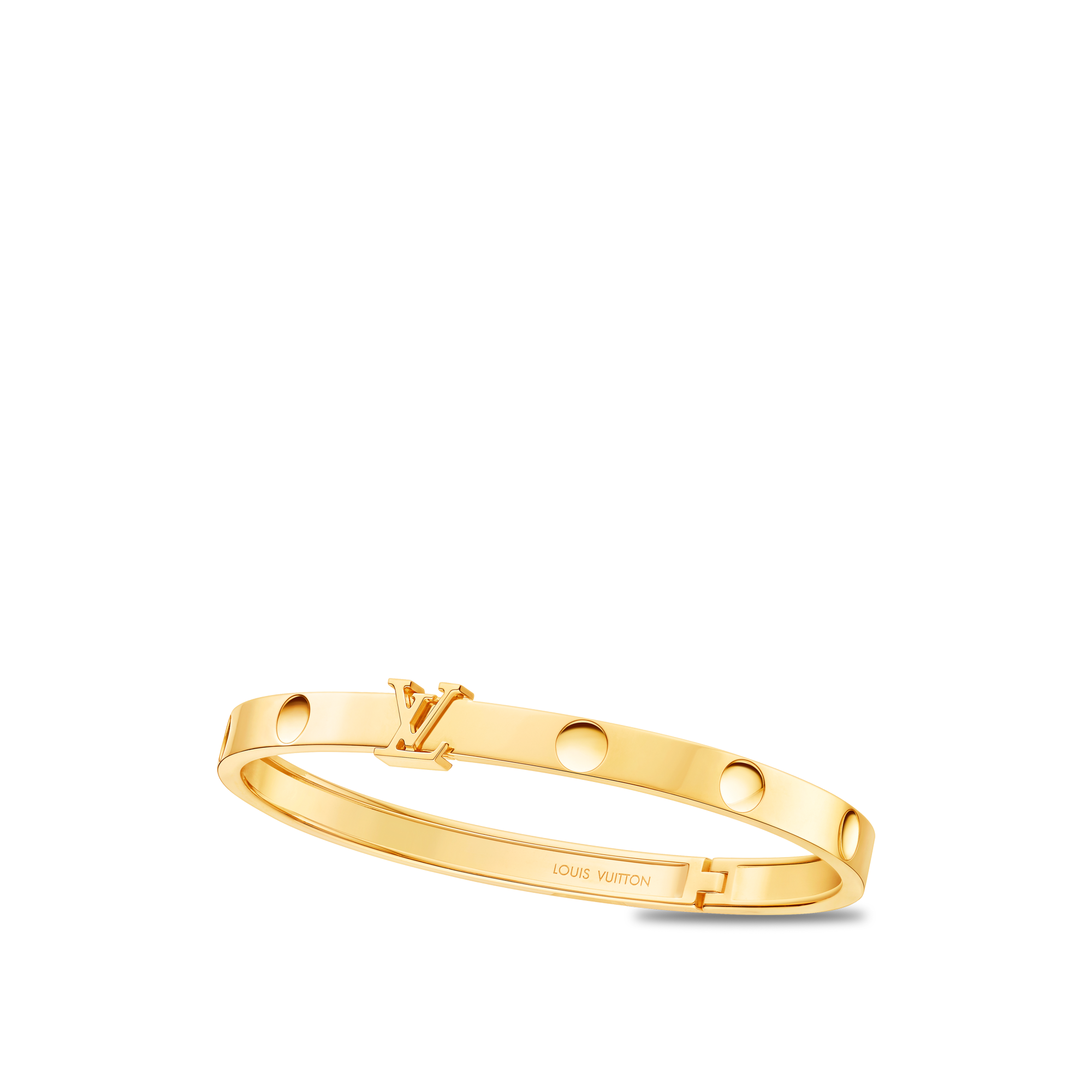 Bracciale rigido Empreinte medio, oro giallo  Les Extraordinaires Gioielli Bracciali | LOUIS VUITTON (Zoom prodotto)