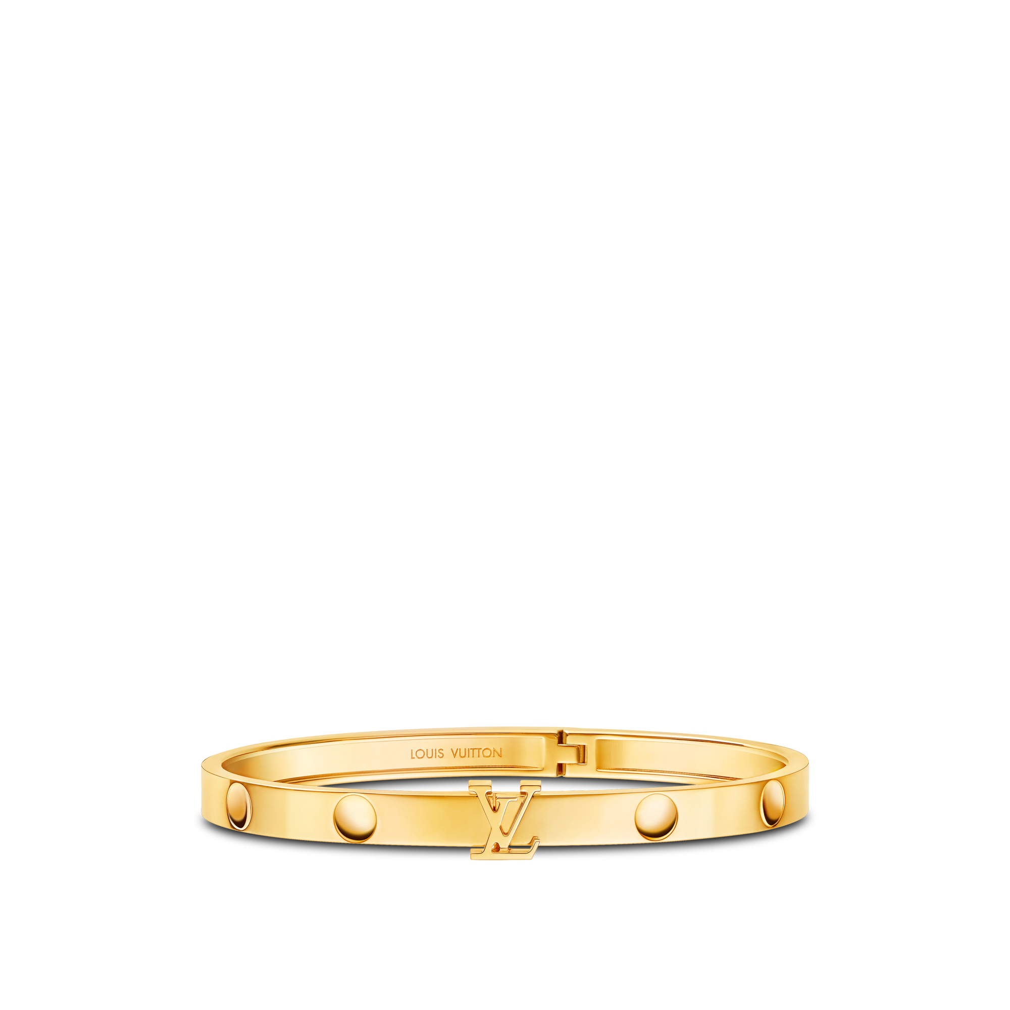 Bracciale rigido Empreinte medio, oro giallo  Les Extraordinaires Gioielli Bracciali | LOUIS VUITTON (Zoom prodotto)