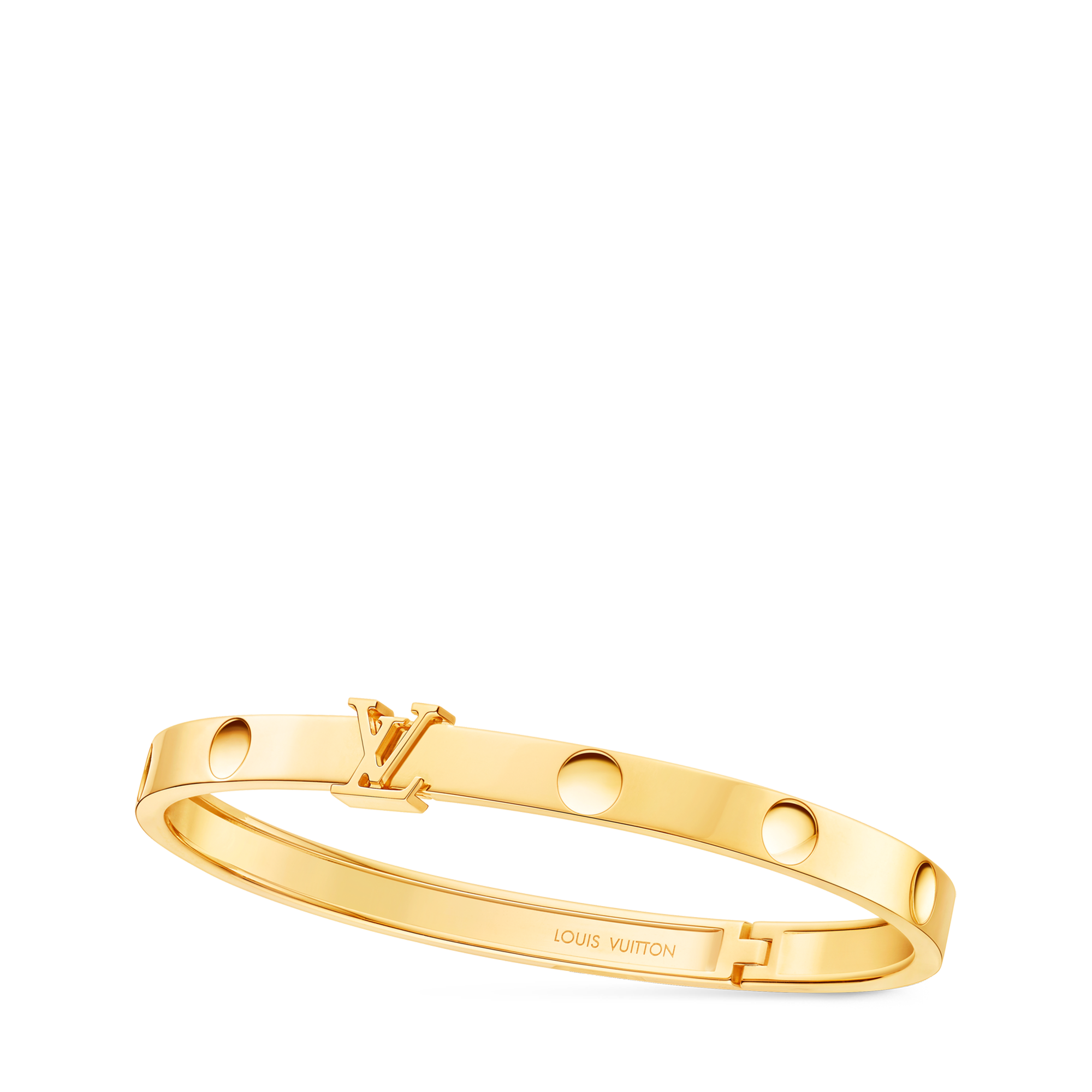 Bracciale rigido Empreinte medio, oro giallo  Les Extraordinaires Gioielli Bracciali | LOUIS VUITTON (Zoom prodotto)